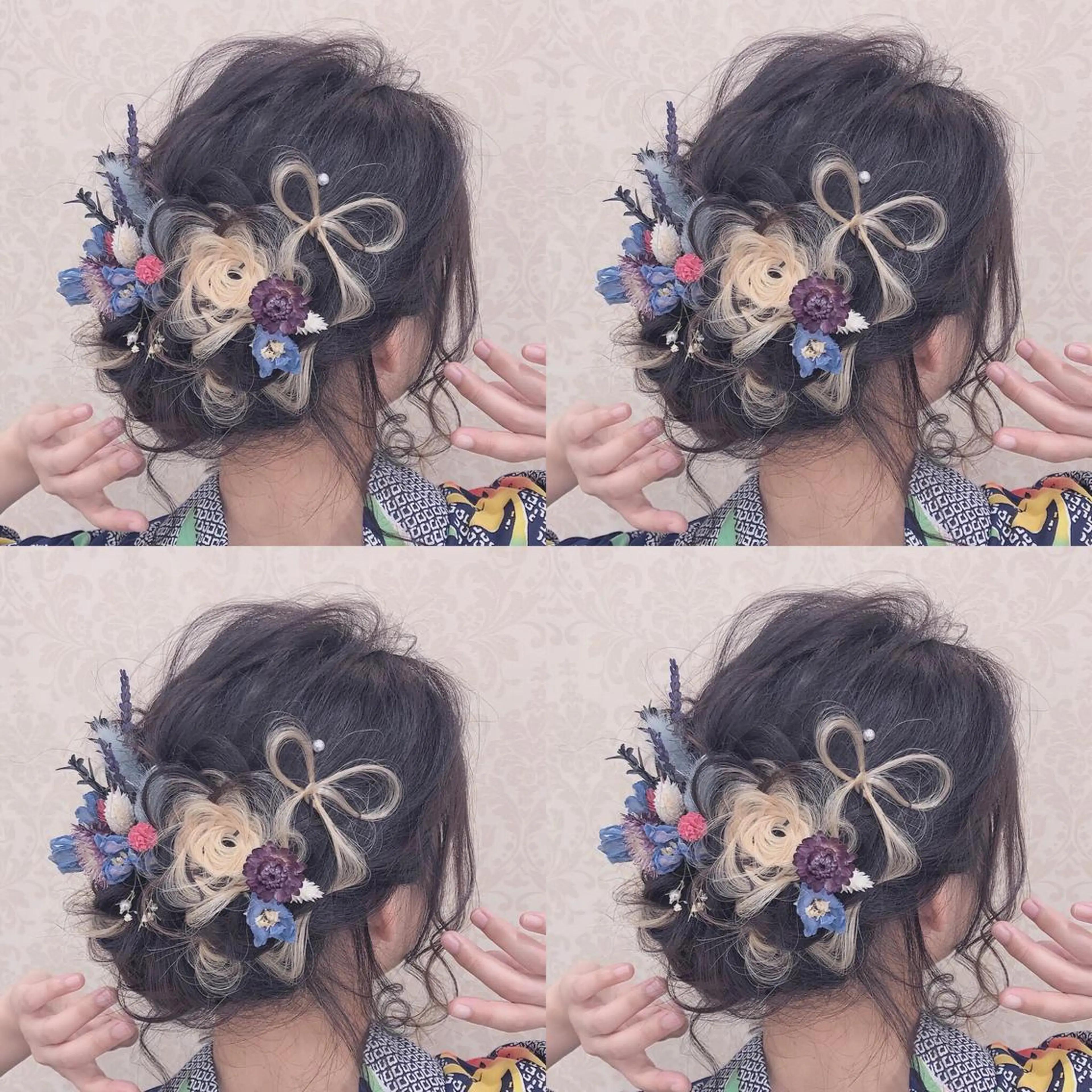 セミロング ヘアアレンジ エクステ ヘアセット 🌷MAYU 🌷のヘアスタイル