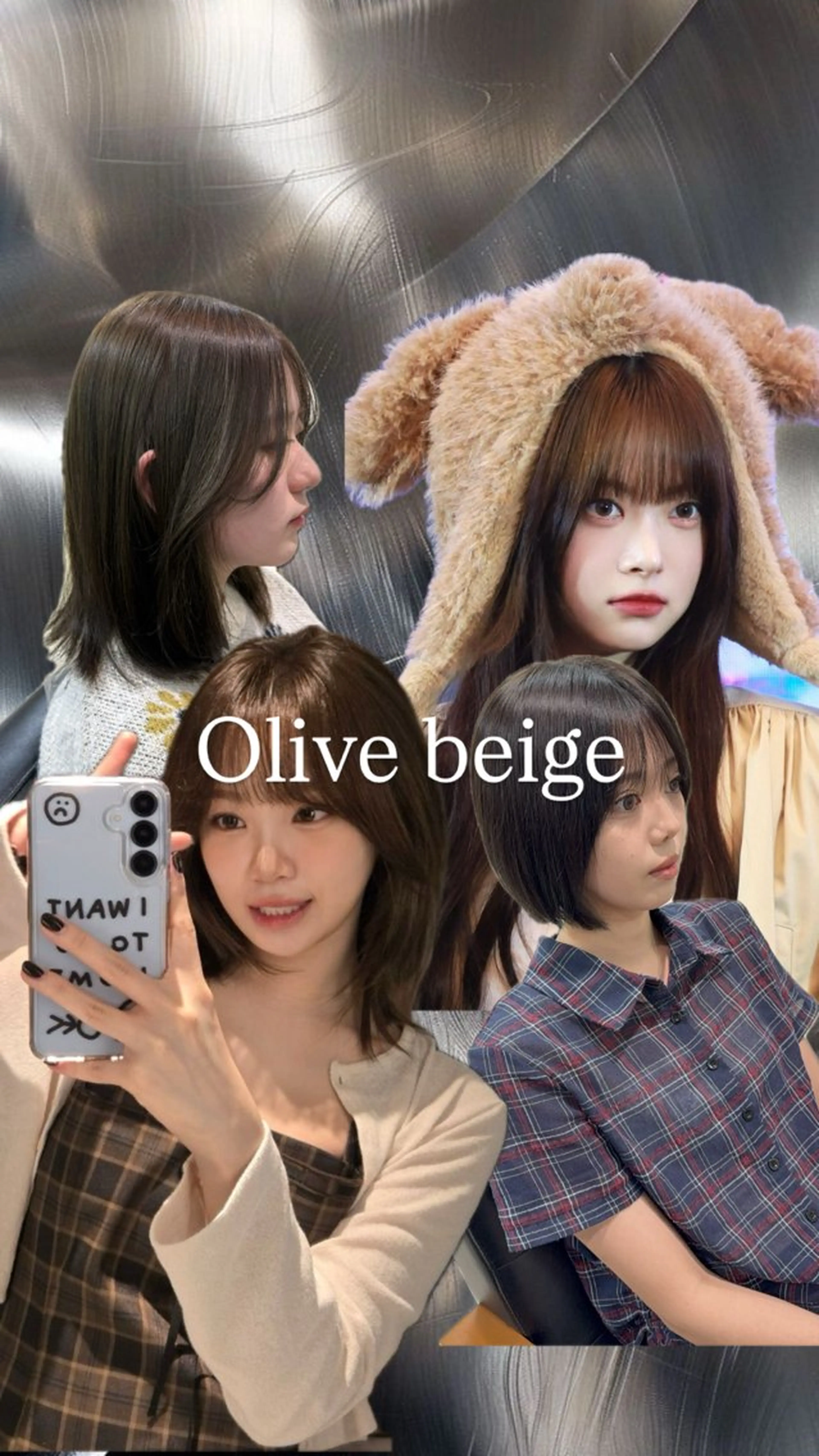 ⛄️1月限定⛄️透明感カラー🫒(赤み消しオリーブ系カラー)+髪質改善プラチナトリートメントの写真