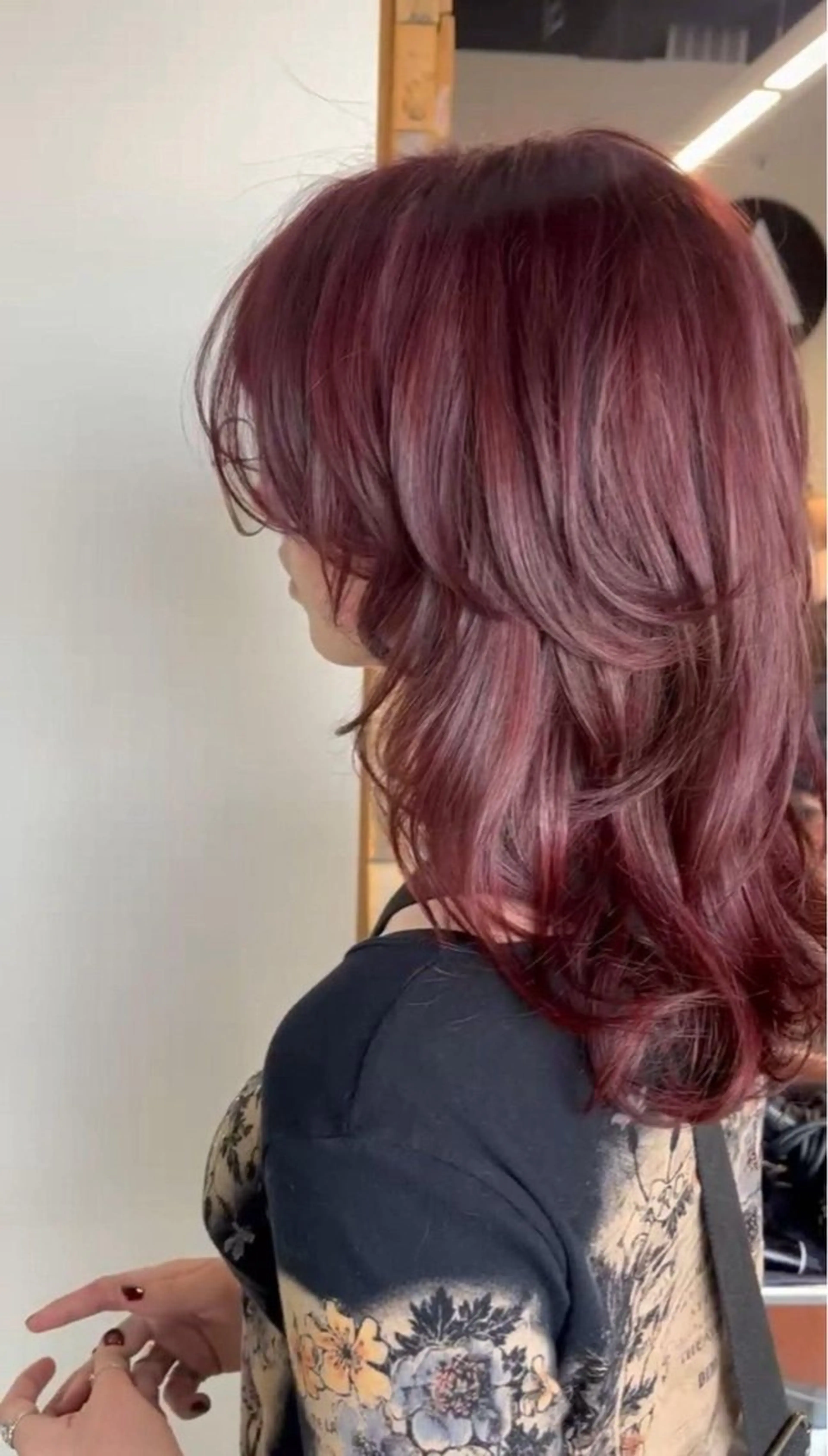 セミロング カラー mocca★ 細川のヘアスタイル