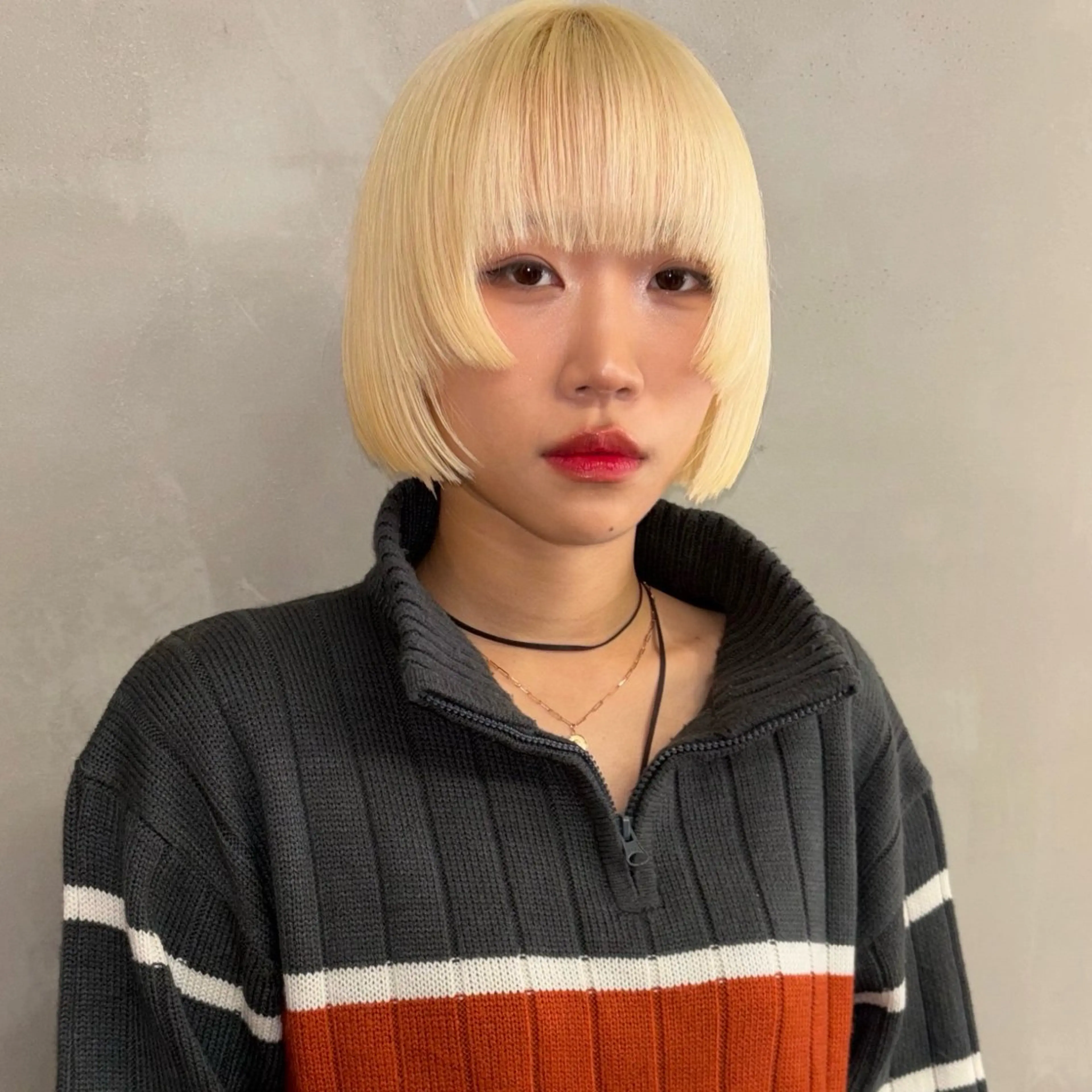 ミディアム rukia : カットモデル様大募集のヘアスタイル