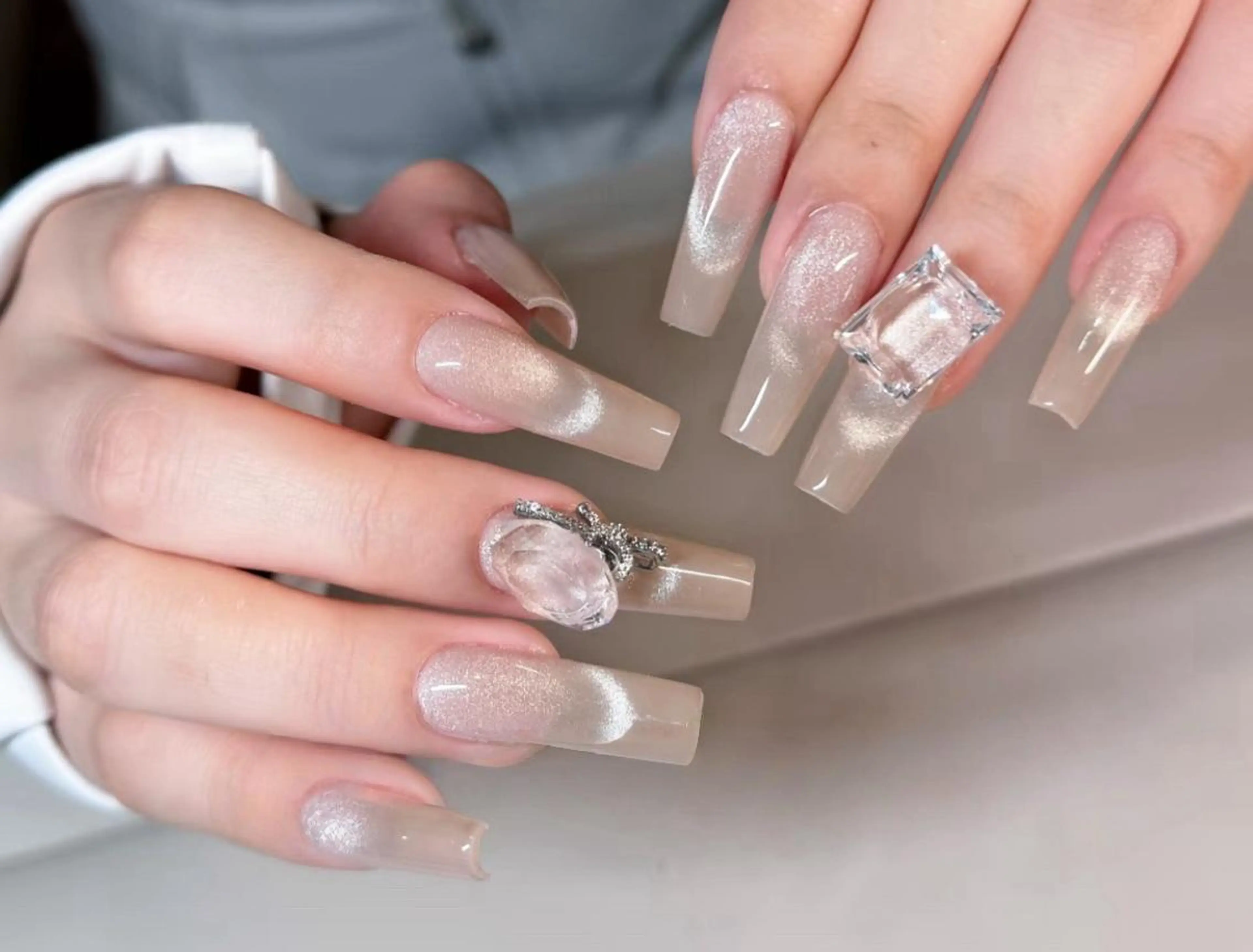 ネイル ハンドネイル ハンドケア 🍑 momo_nailのネイルデザイン