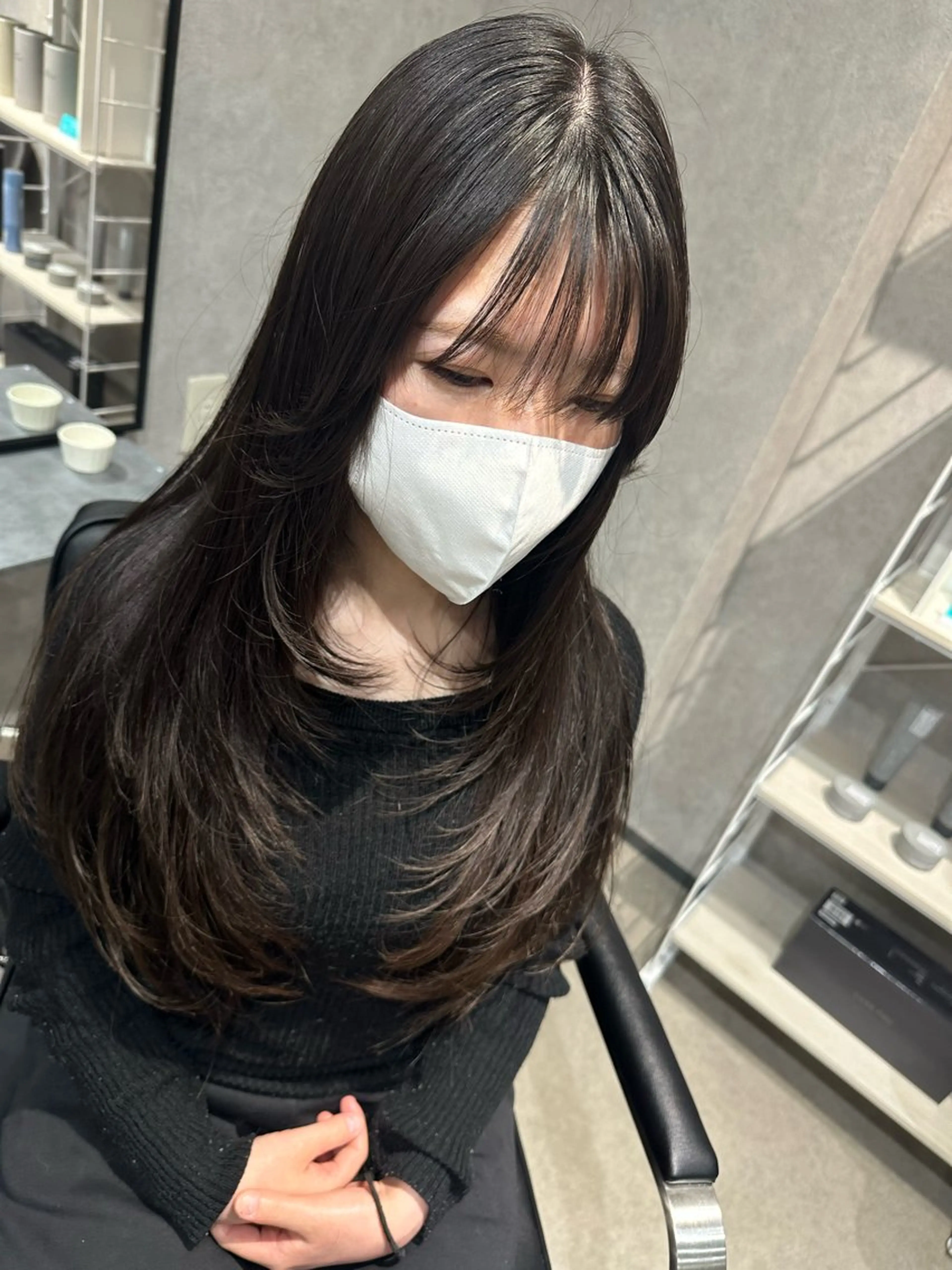 ロング レイヤーカット Hair salon Clair所属・森 沙織のヘアスタイル