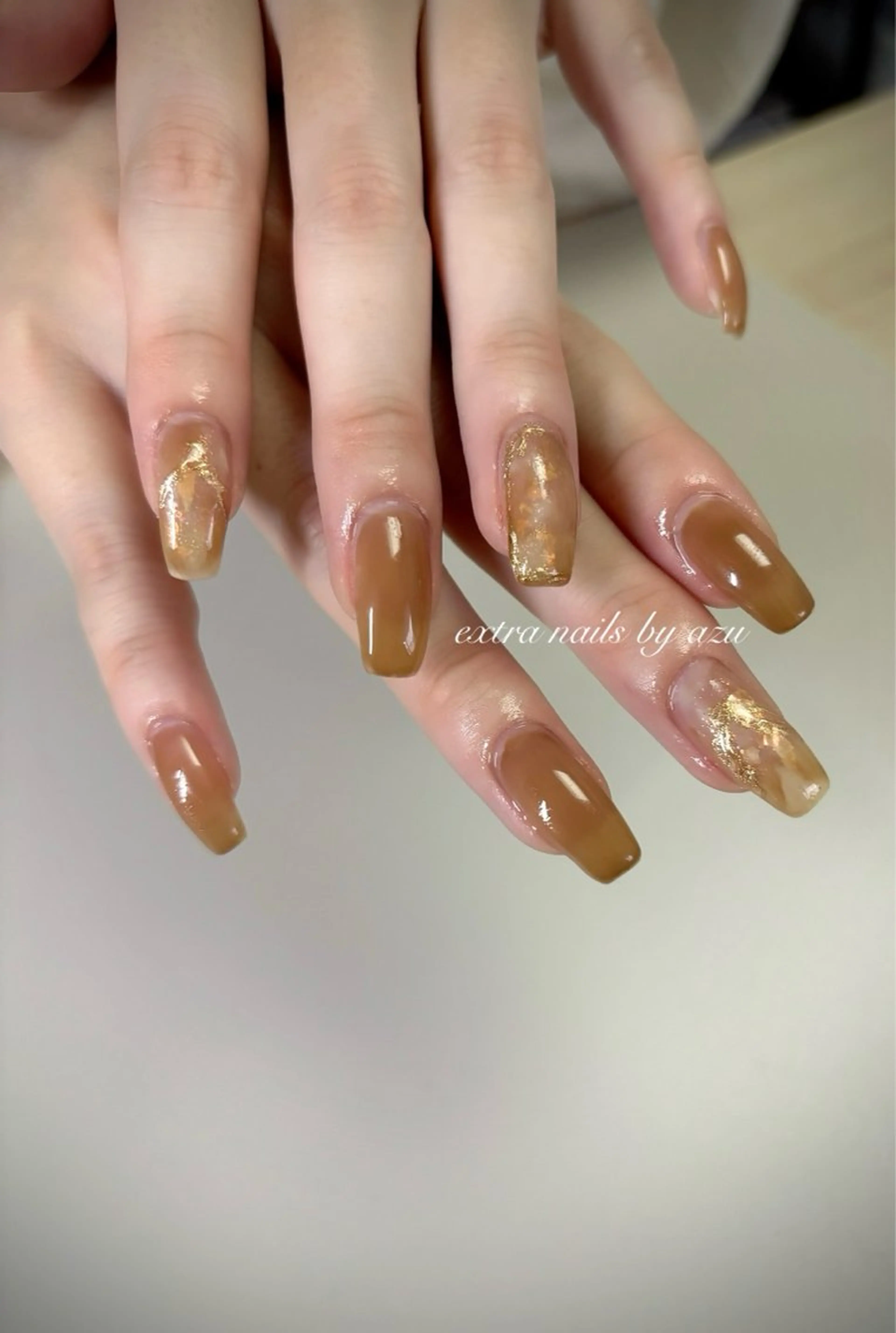 ネイル ニュアンスネイル ハンドネイル extranails ／lemellaのネイルデザイン