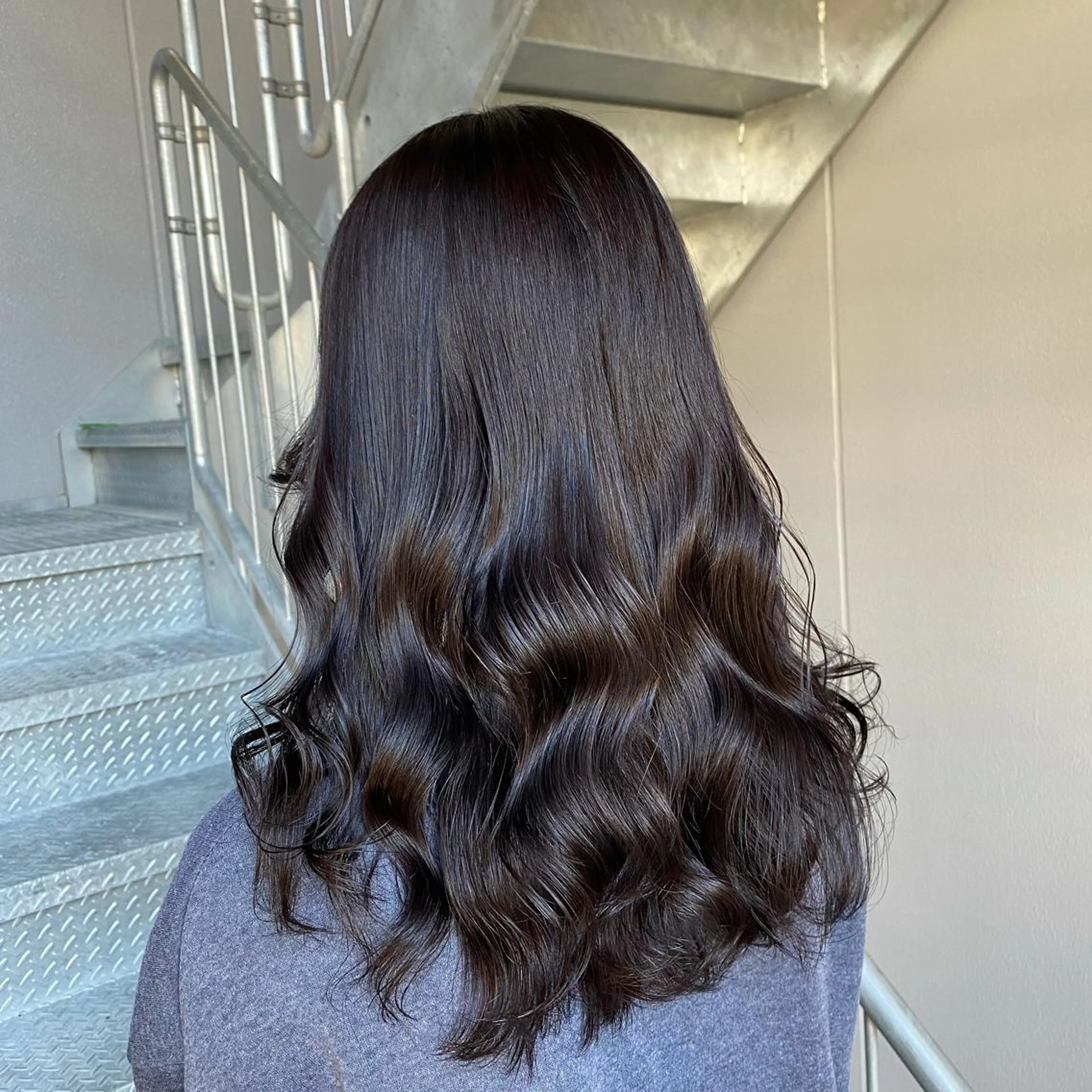 ロング カラー ヘアアレンジ Ella所属・nana【艶髪】/ レイヤー/縮毛矯正のヘアスタイル