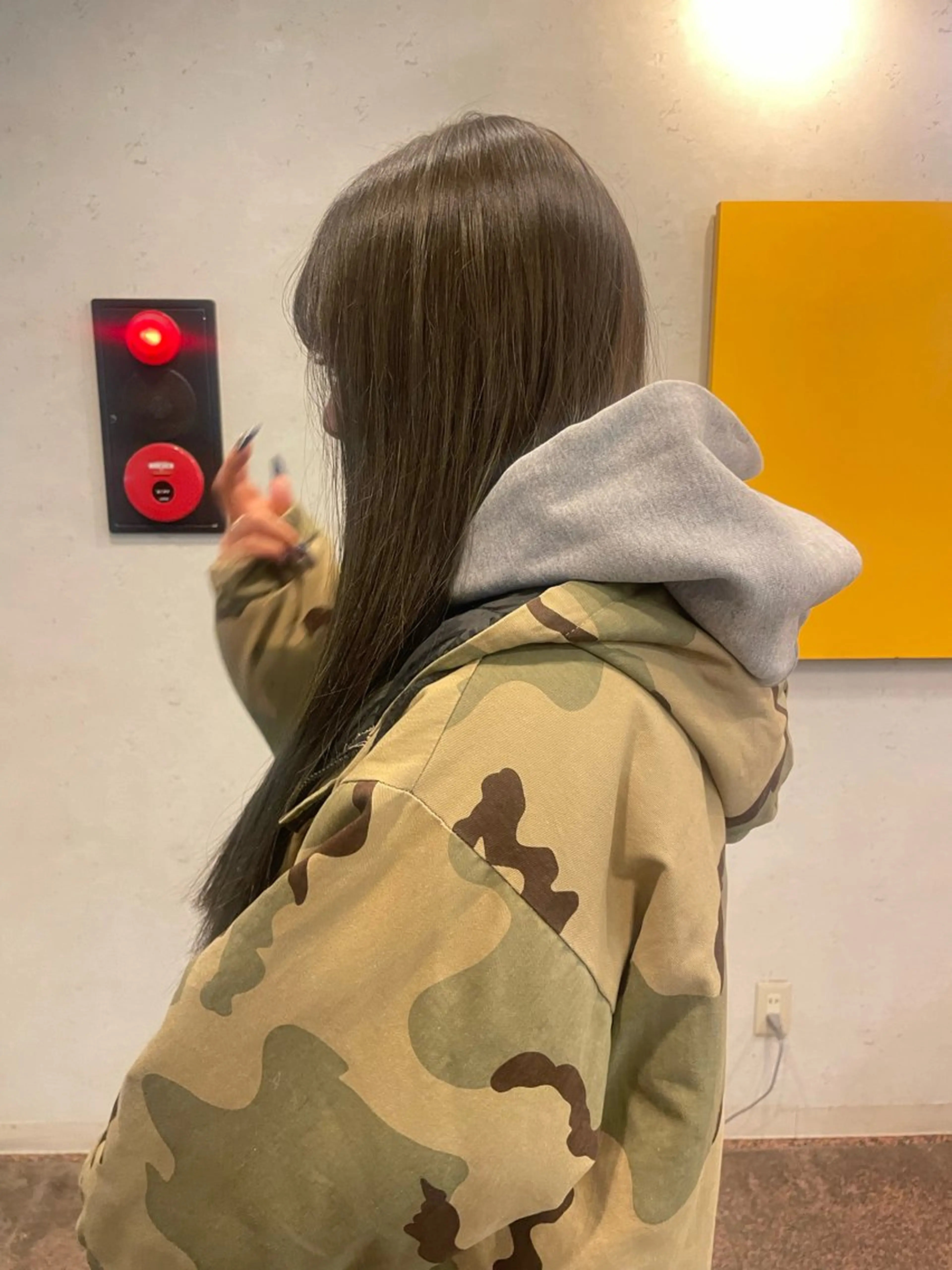 ロング カラー ブリーチ ブラウンカラー オリーブブラウン 髪質改善/Bloss om🌷高橋沙衣のヘアスタイル