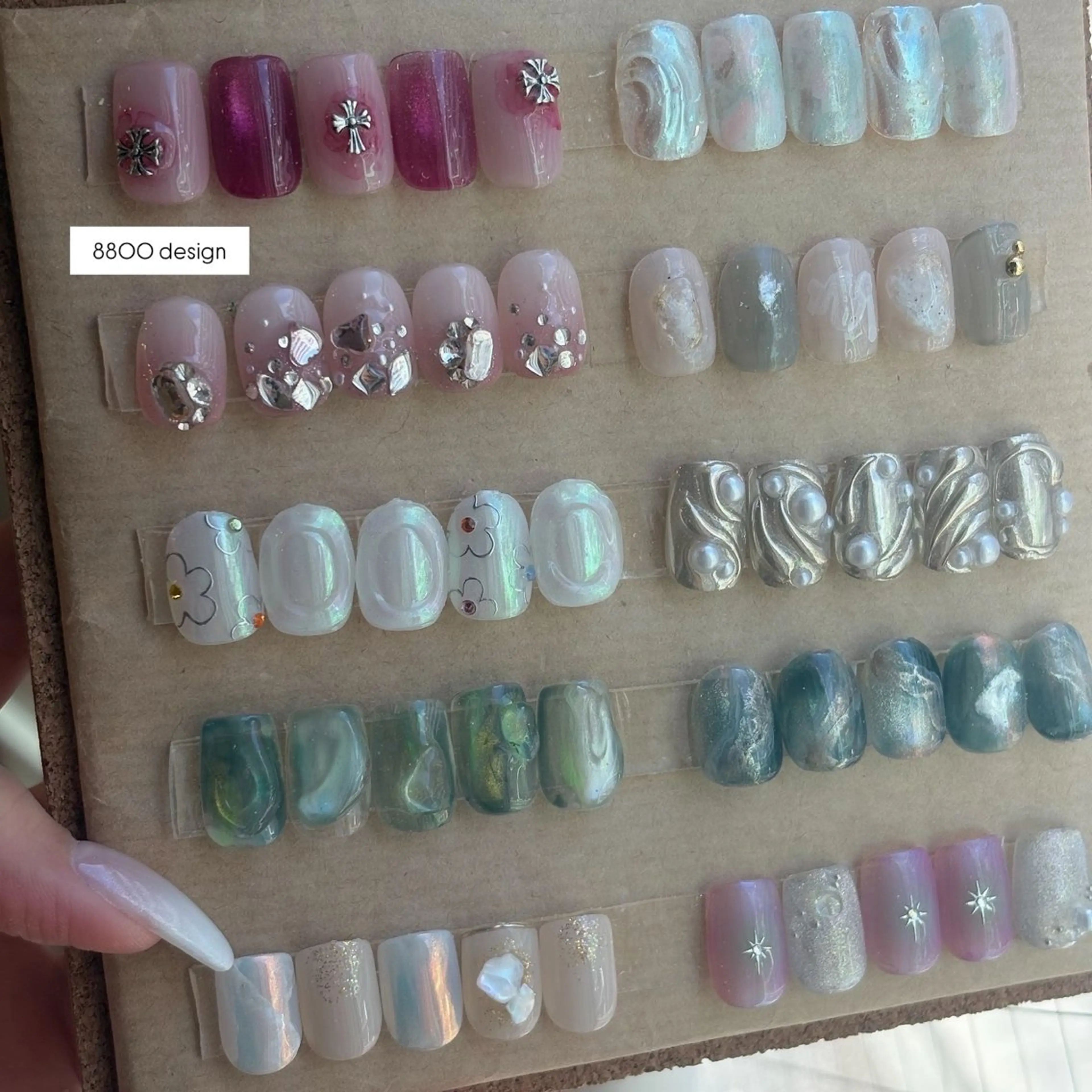 ネイル ハンドネイル 𝗿𝗶𝗰𝗼 ˎˊ˗のネイルデザイン