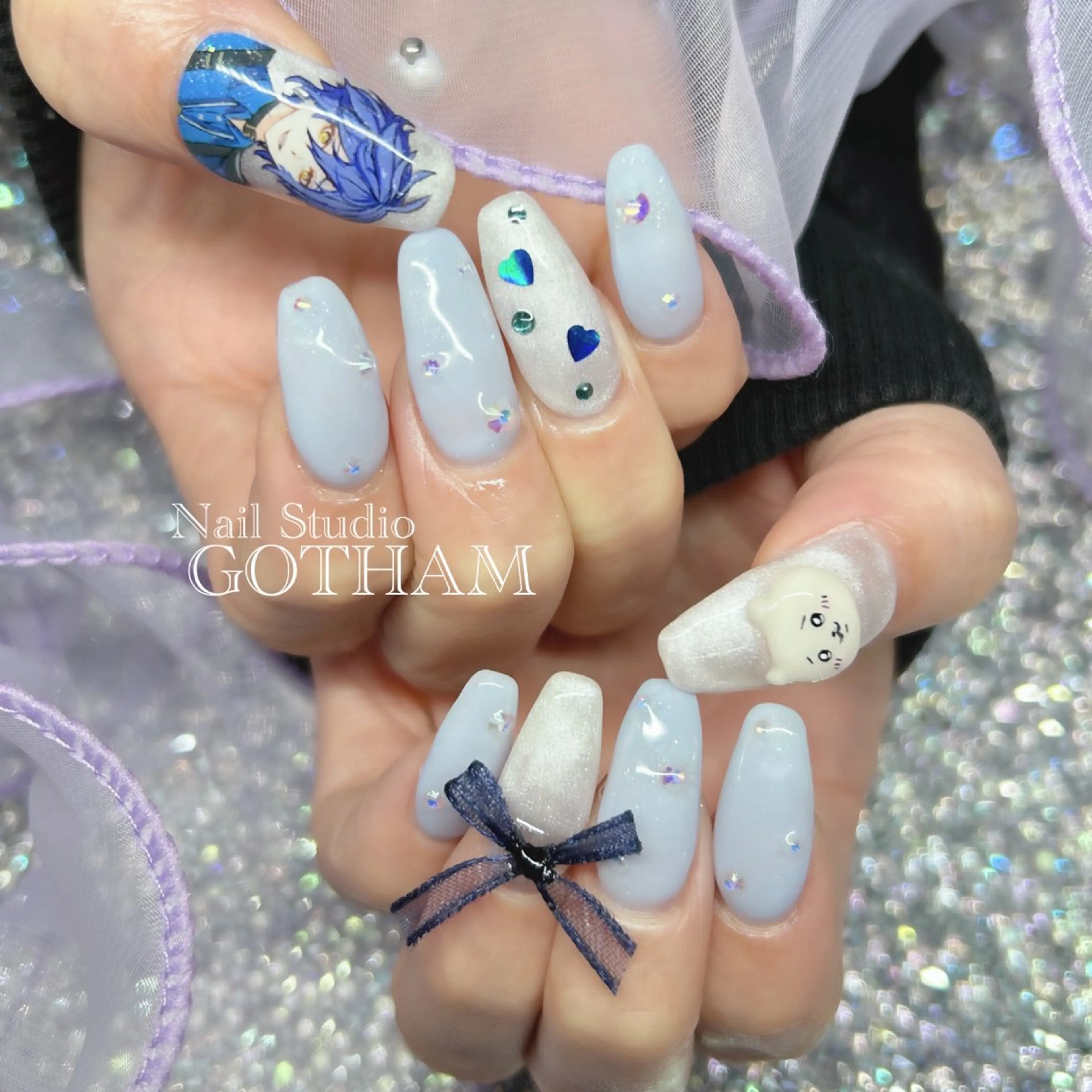 ネイル 持ち込み ハンドネイル Nail Studio GOTHAM所属・高円寺駅からすぐ🌈 ネイルGOTHAMのネイルデザイン