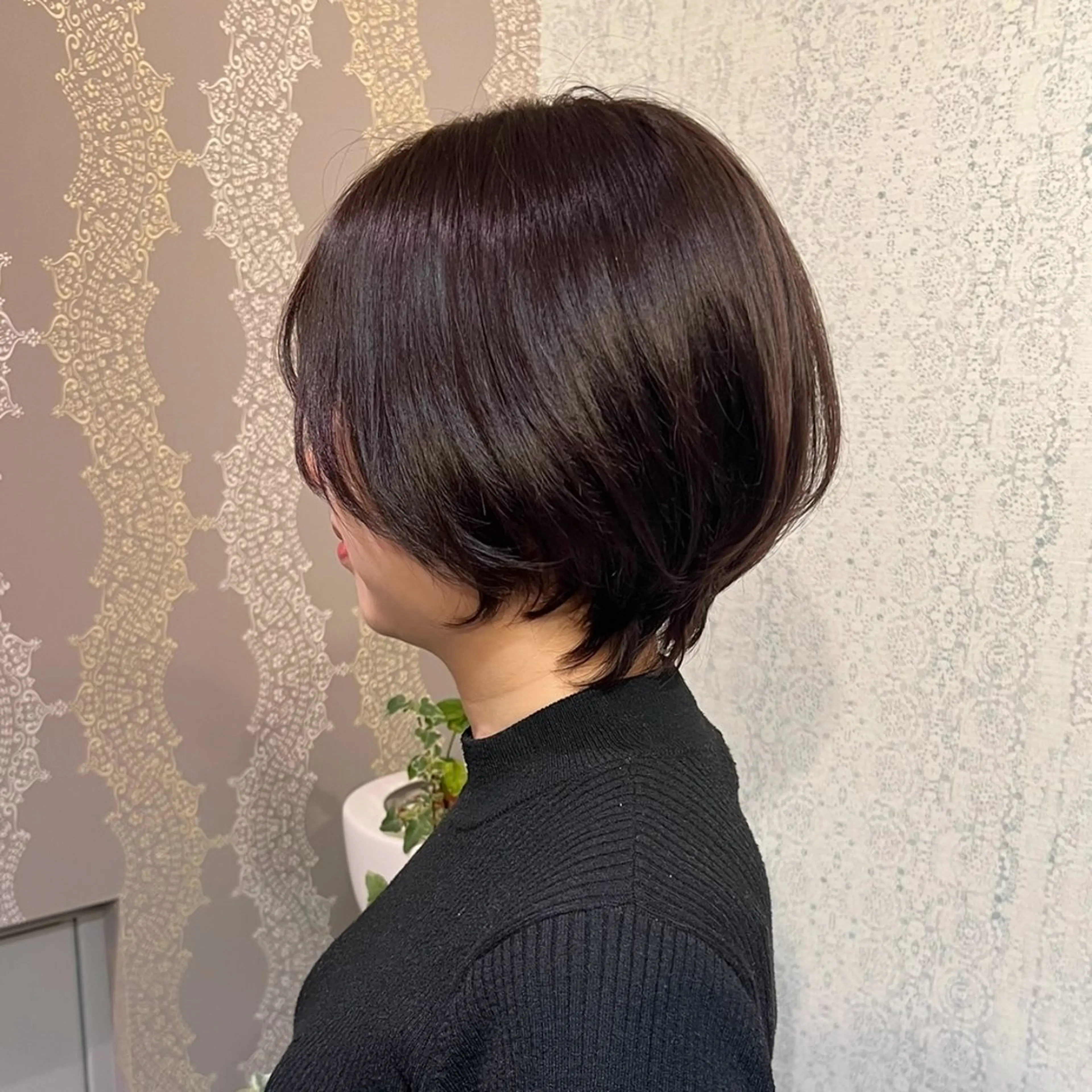 ショート ショートボブ ハンサムショート 丸みショート ボブ ショートヘア 'AXIS所属・松本 ひな子のヘアスタイル