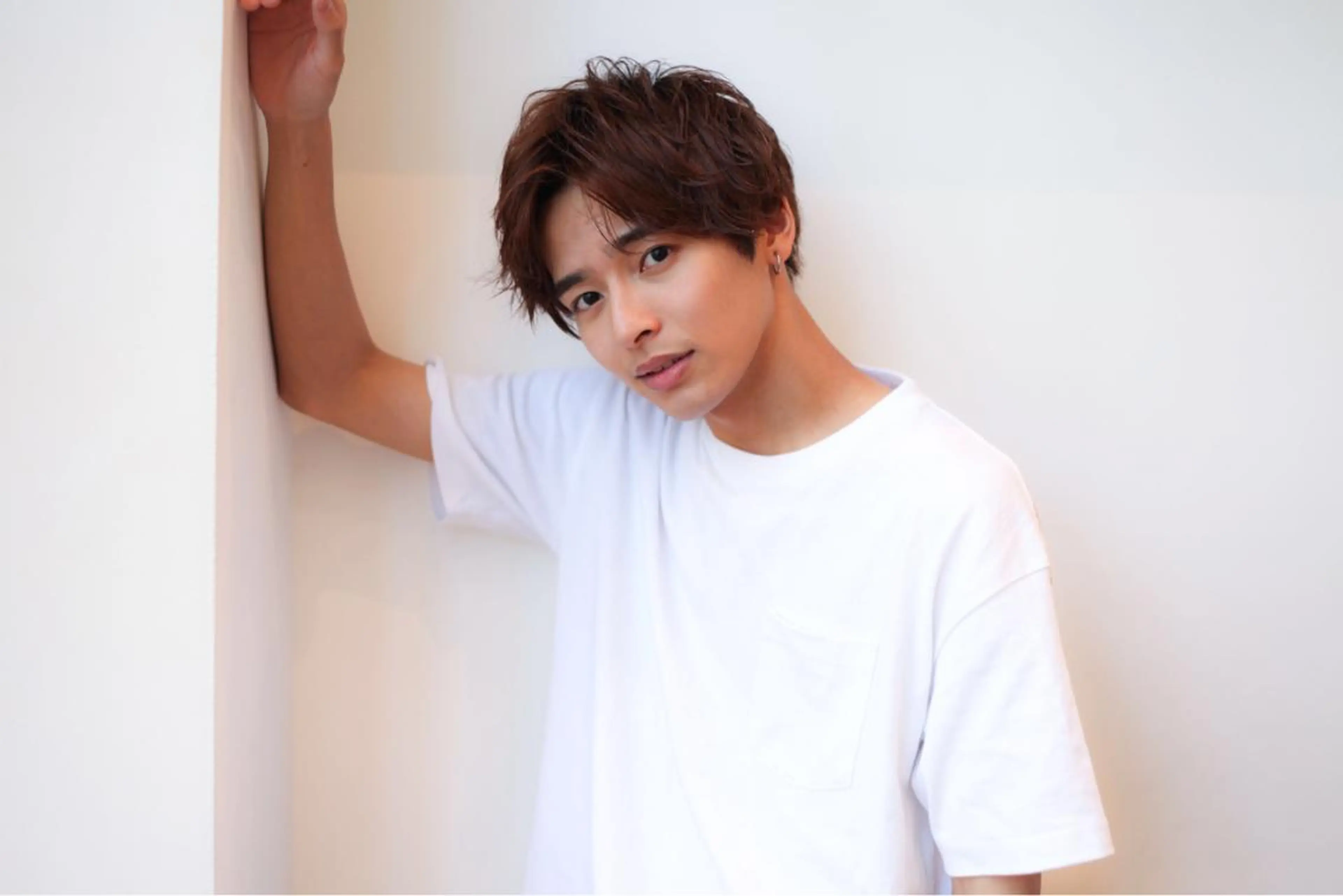 ショート カラー パーマ ヘアアレンジ メンズ カット ヘアカラー パーマ VIVIE【ヴィヴィ】所属・髪質改善/韓国風 レイヤー/田村祐樹のヘアスタイル