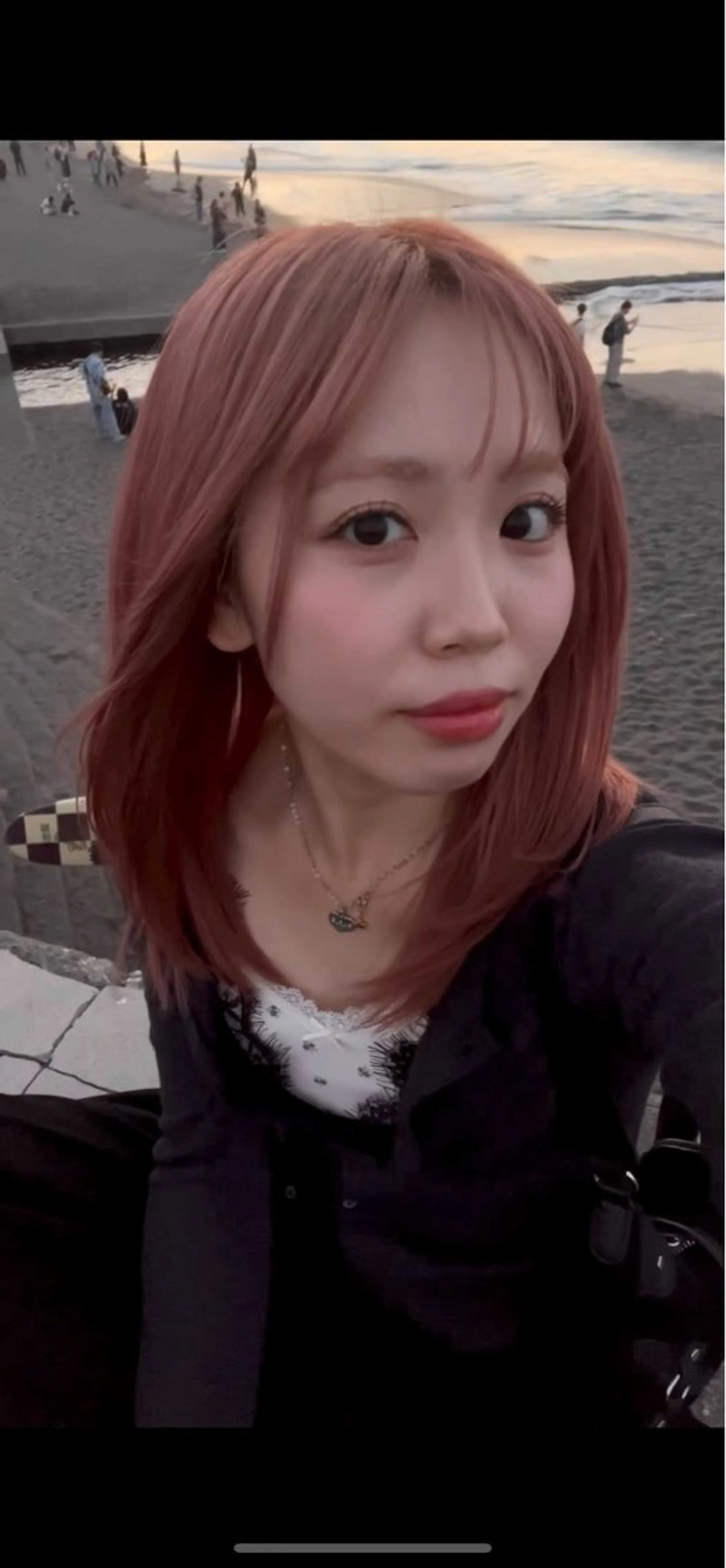 ロング カラー ピンクカラー ヘアカラー 🍑透明感艶カラー 🍑/momoのヘアスタイル