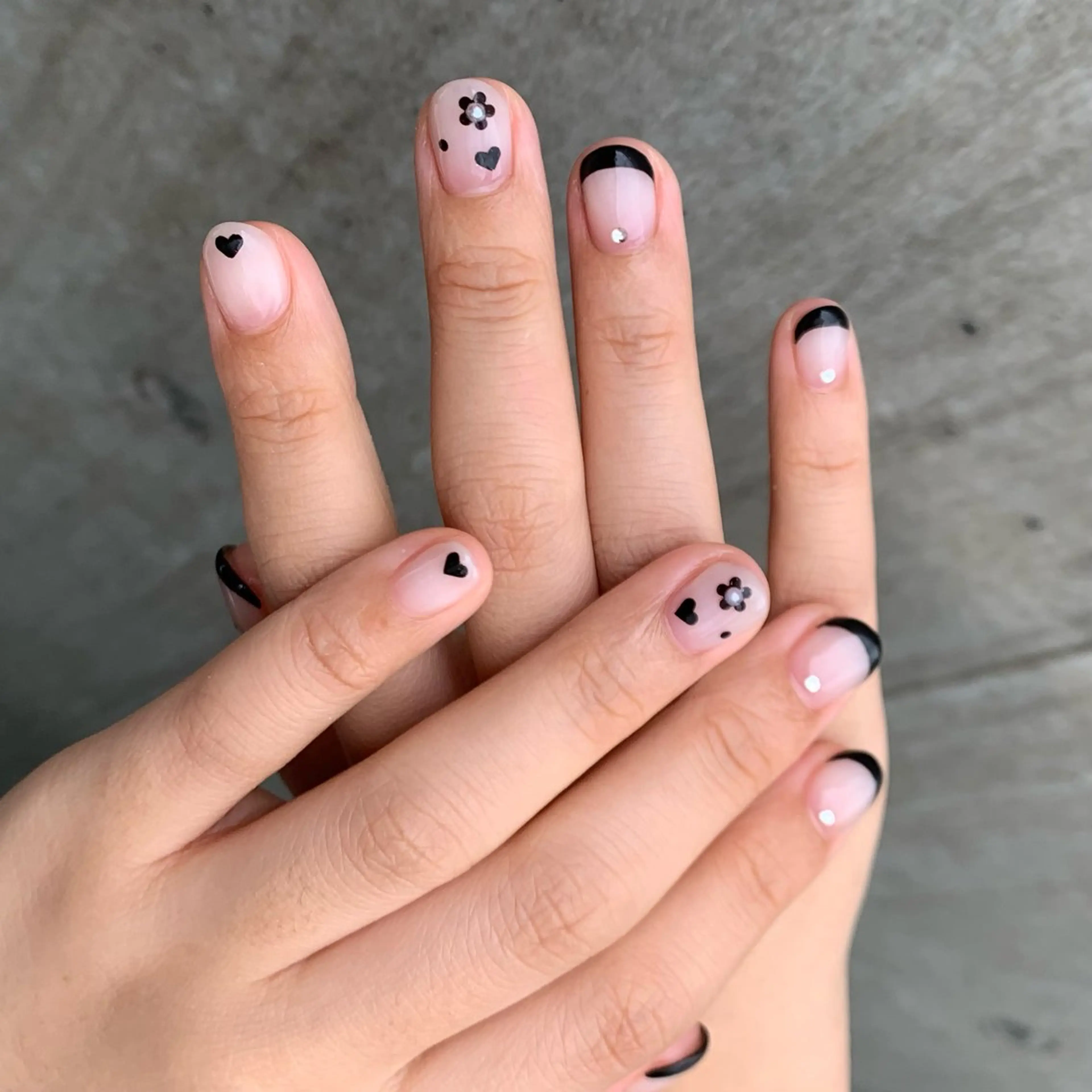 ネイル フレンチネイル YUKIMO🍎名駅 /ニュアンスのネイルデザイン