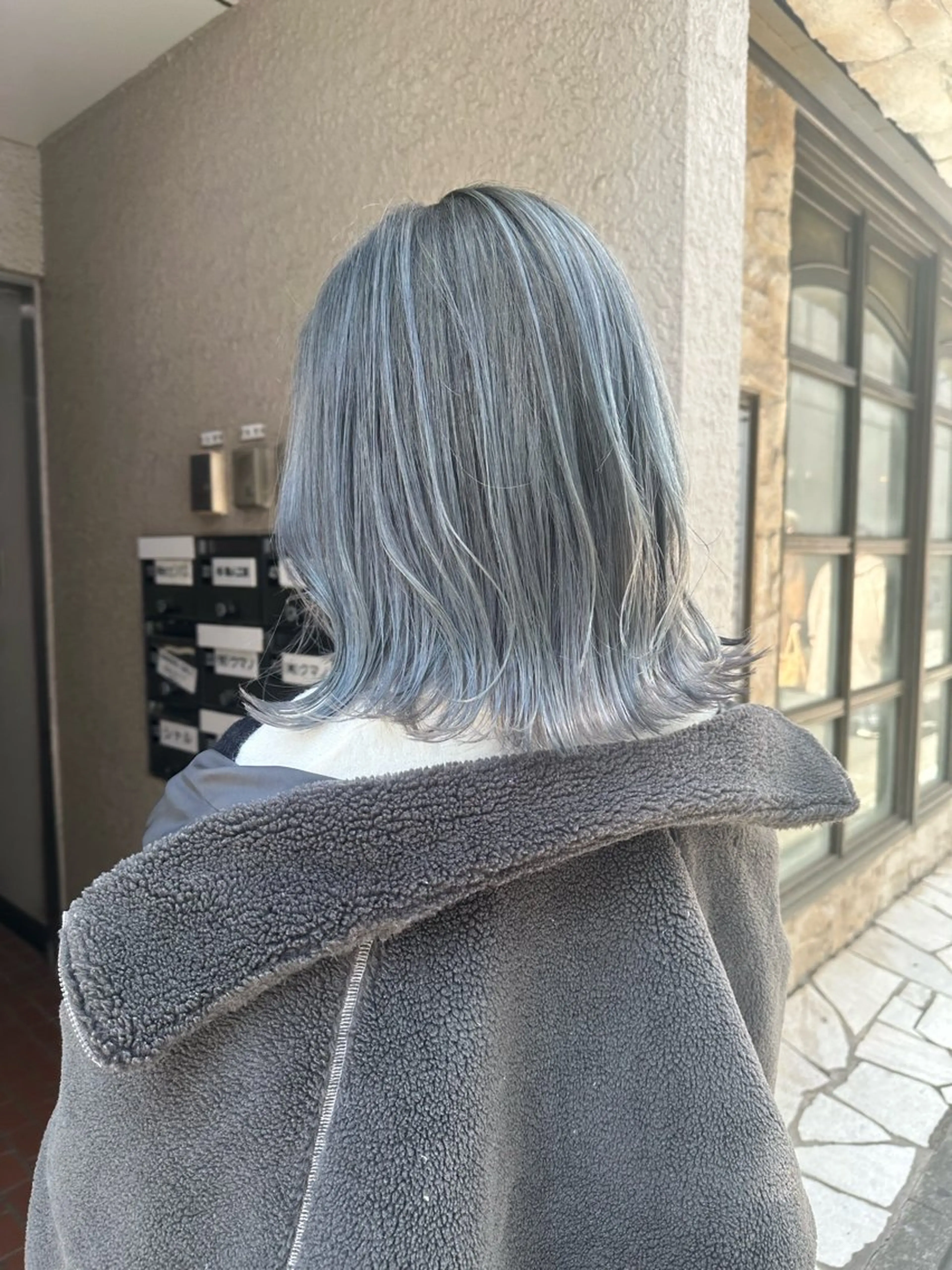 ミディアム 渋谷/プルエクステ/ ハイトーン/みきとのヘアスタイル