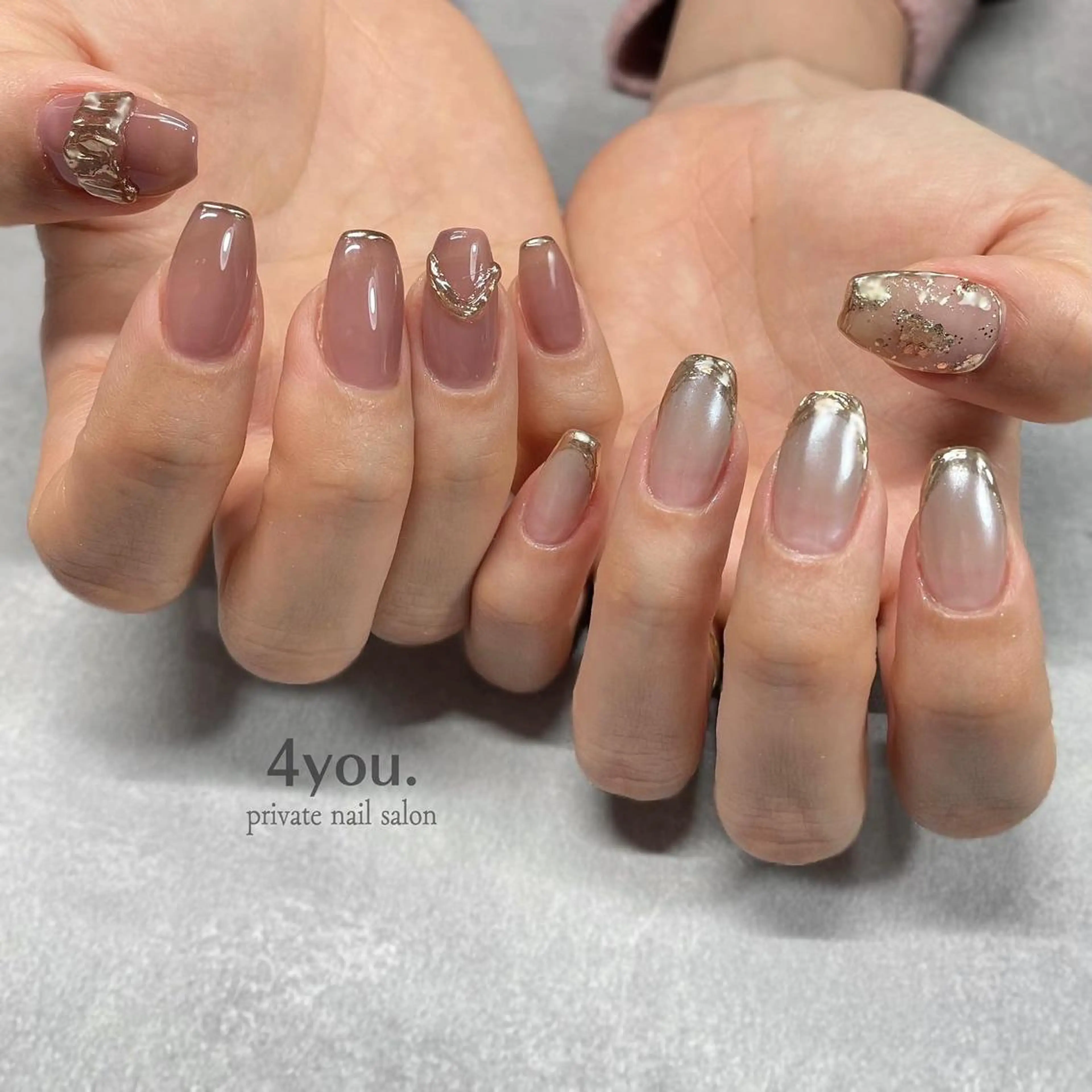 ネイル nail salon ４ｙｏｕ．のネイルデザイン