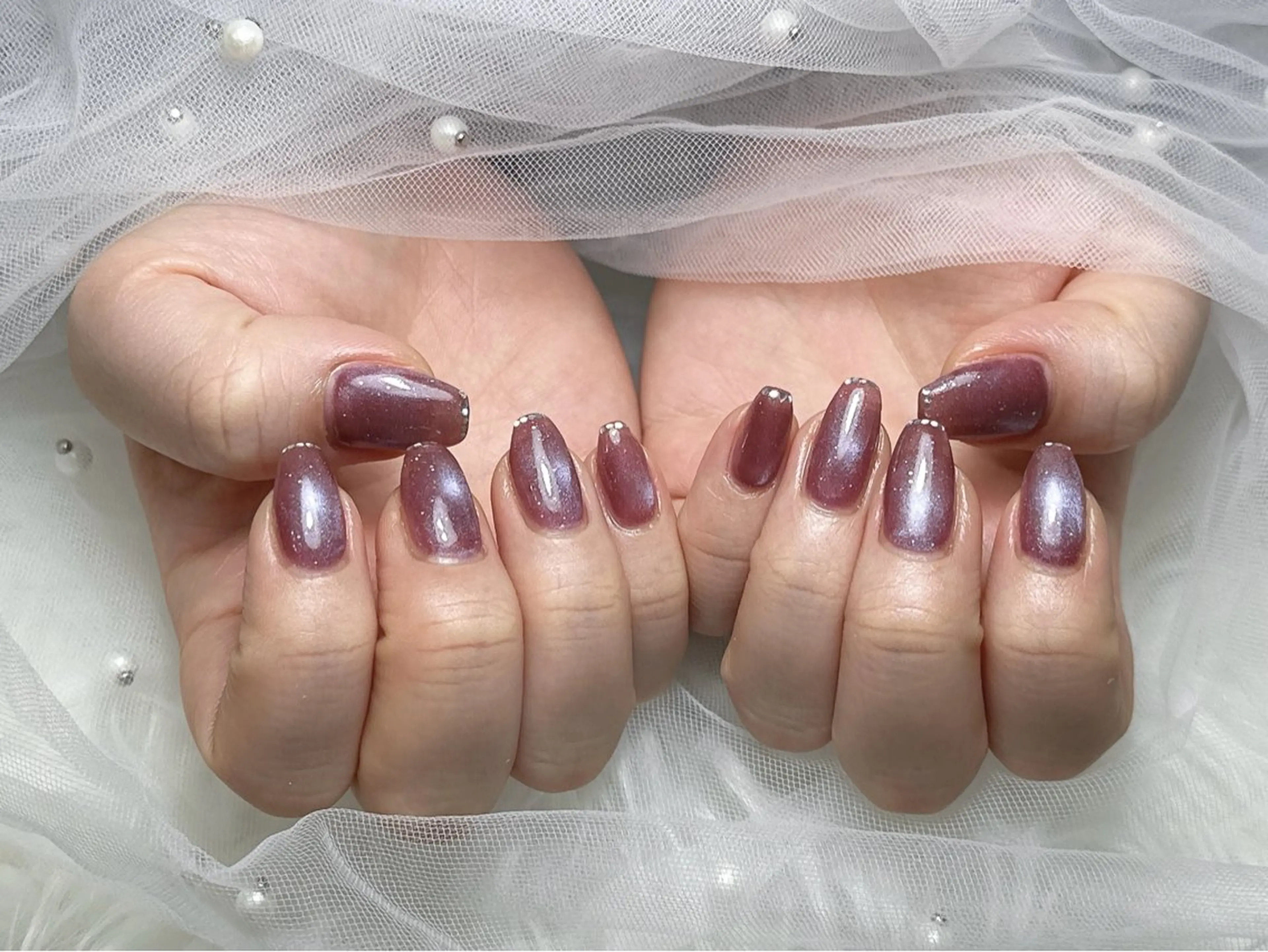 ネイル ハンドネイル 【Eclat ｴｸﾗ】nail＆beauty所属・Eclat〔ｴｸﾗ〕 MOEKA𝜗𝜚*のネイルデザイン