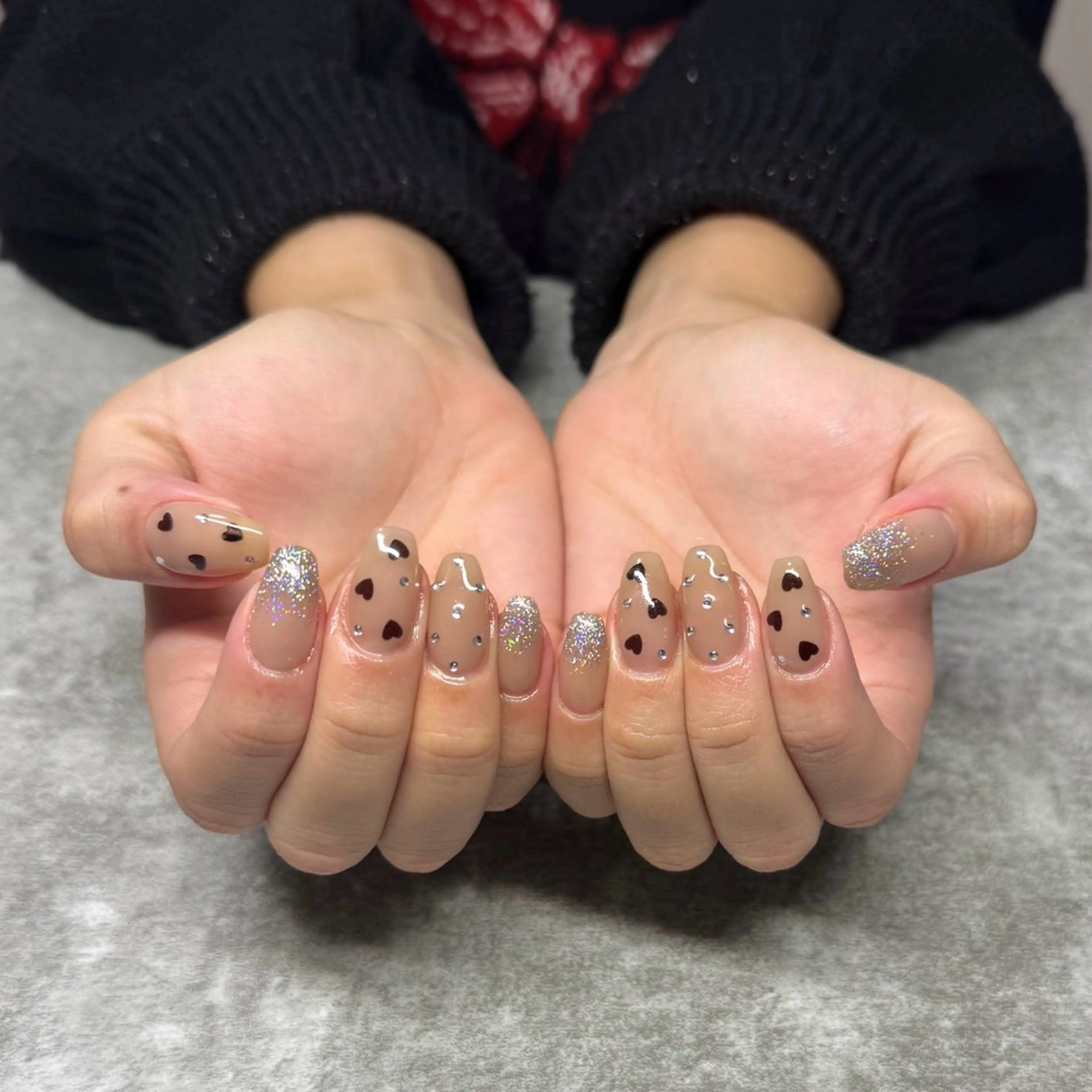 ネイル ハンドネイル ﾊﾗ ｱｲｶのネイルデザイン