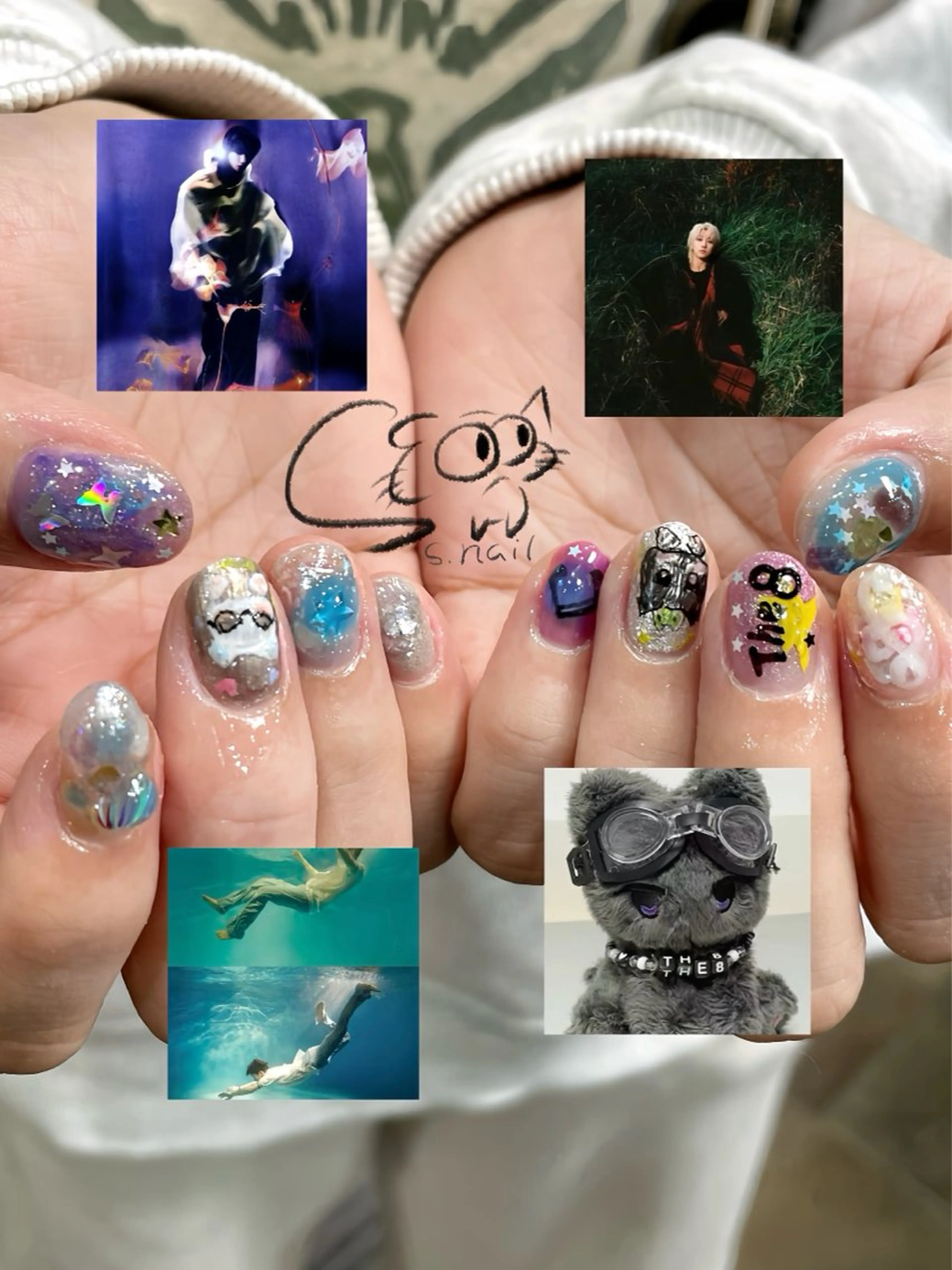 ネイル アートネイル チークネイル フレンチネイル グラデーション マグネットネイル ハンドネイル S.nail所属・S.nail _のネイルデザイン