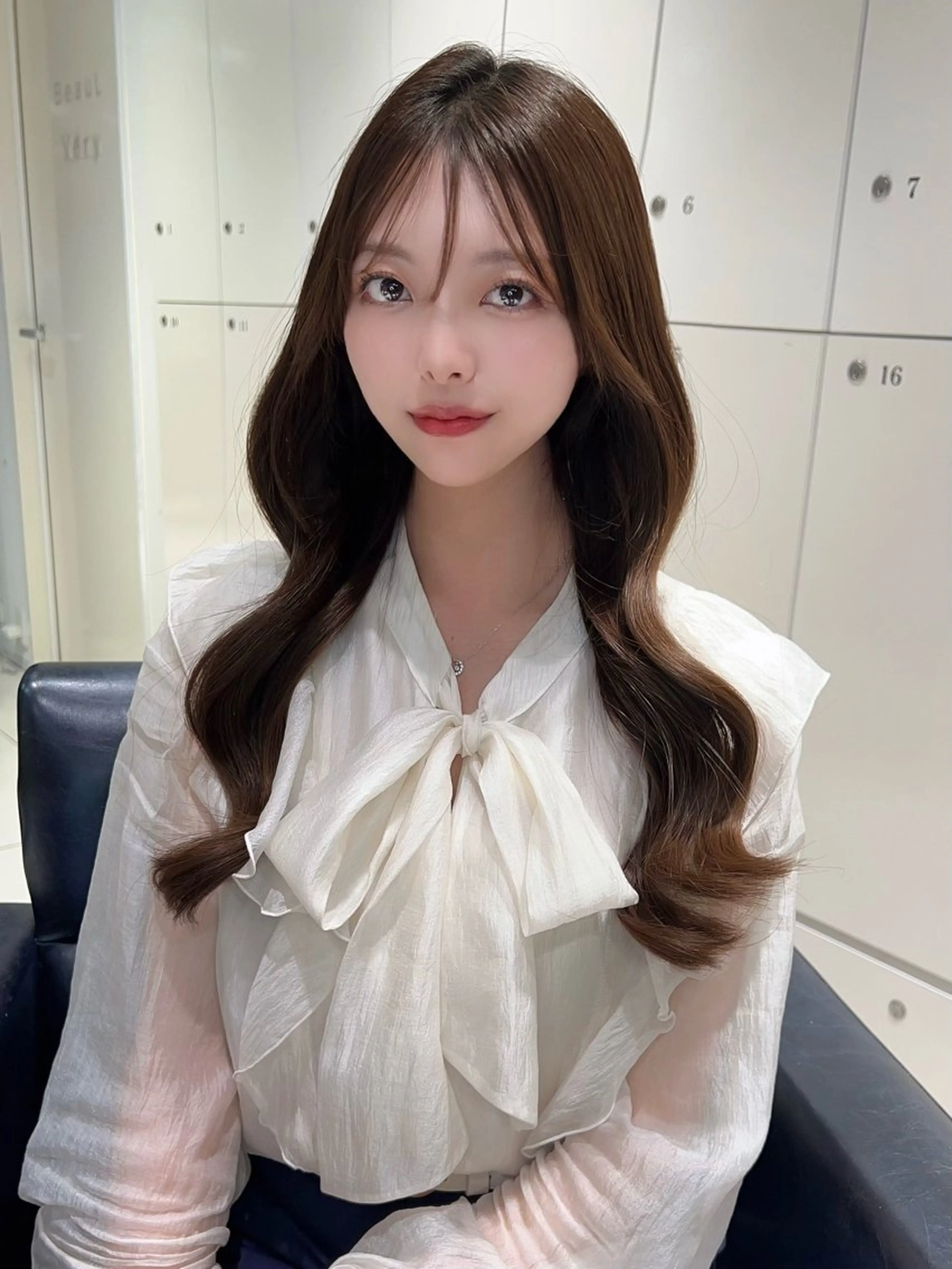 ロング 🧊🪞透明感カラー himeのヘアスタイル