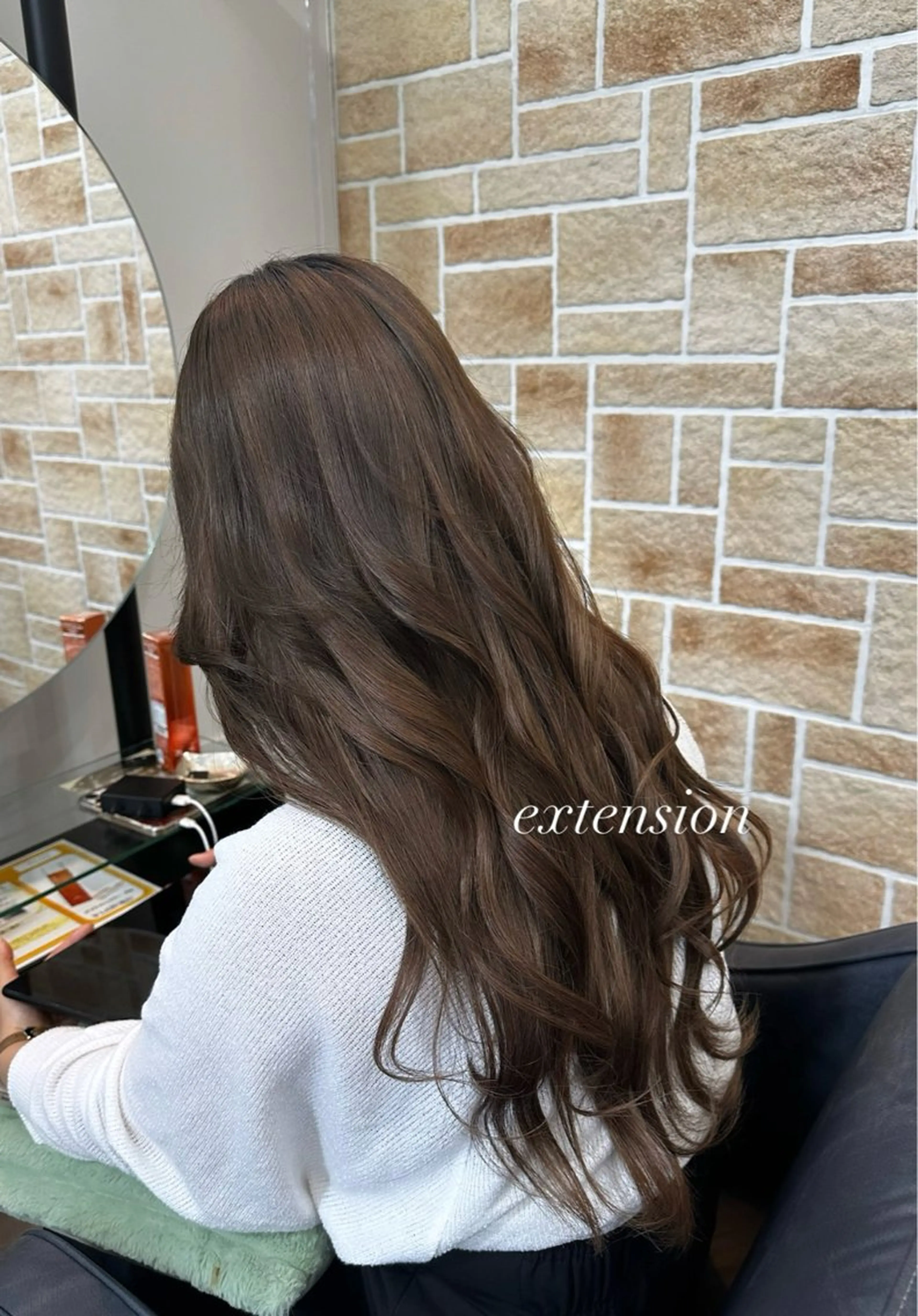 ロング エクステ 栗谷 竜希のヘアスタイル