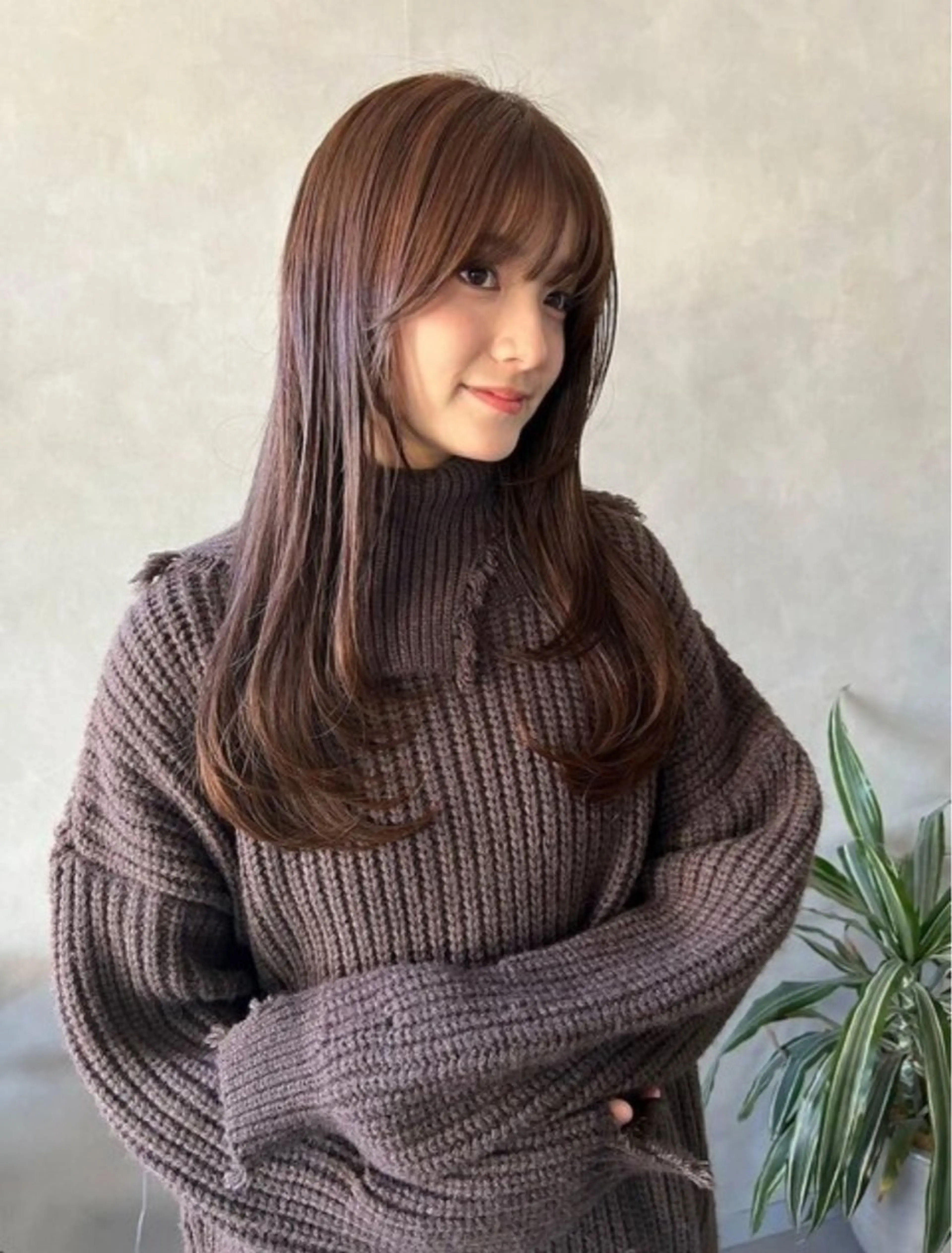 髪質改善☆】艶髪対策☆カット+カラー+ナチュラル縮毛矯正¥24800→¥23800の写真