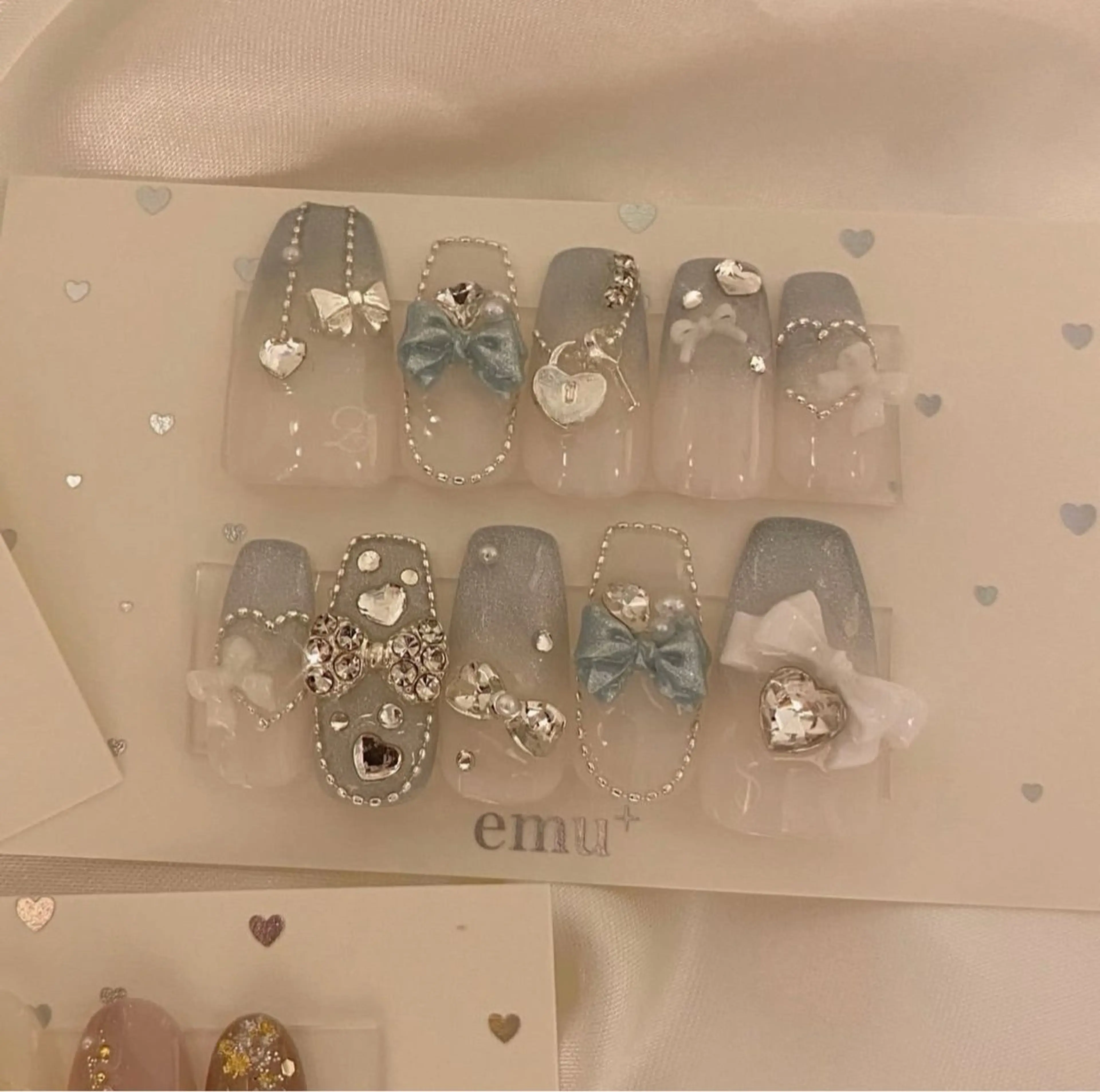 ネイル 韓国ネイル 持ち込み ニュアンスネイル ネイルチップ ハンドネイル TABI ANA.CHUOのネイルデザイン