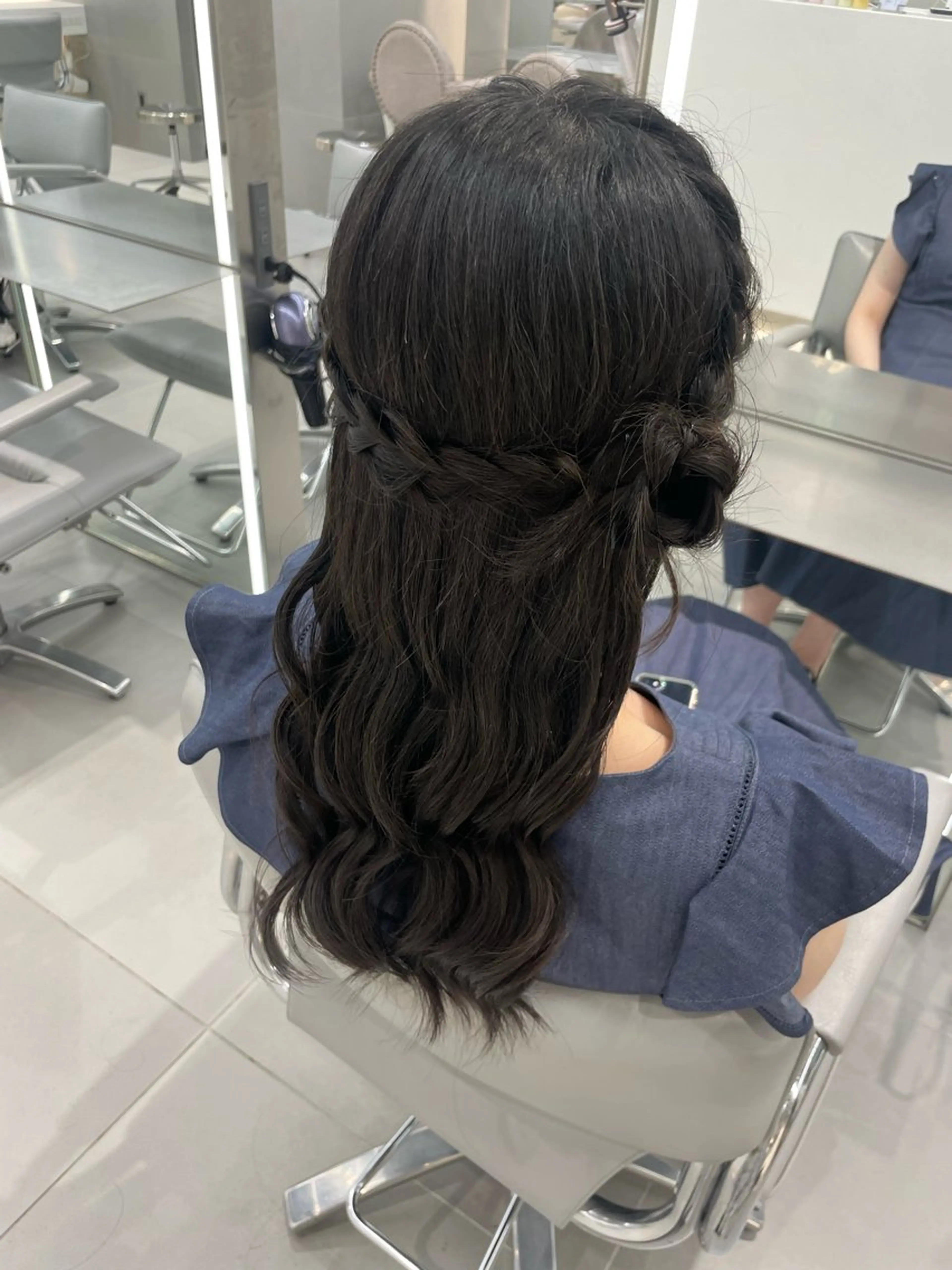 ヘアアレンジ 結婚式・ブライダル ヘアセット ヘアセット🎀耳つぼ 👂💎MONAMIのヘアスタイル