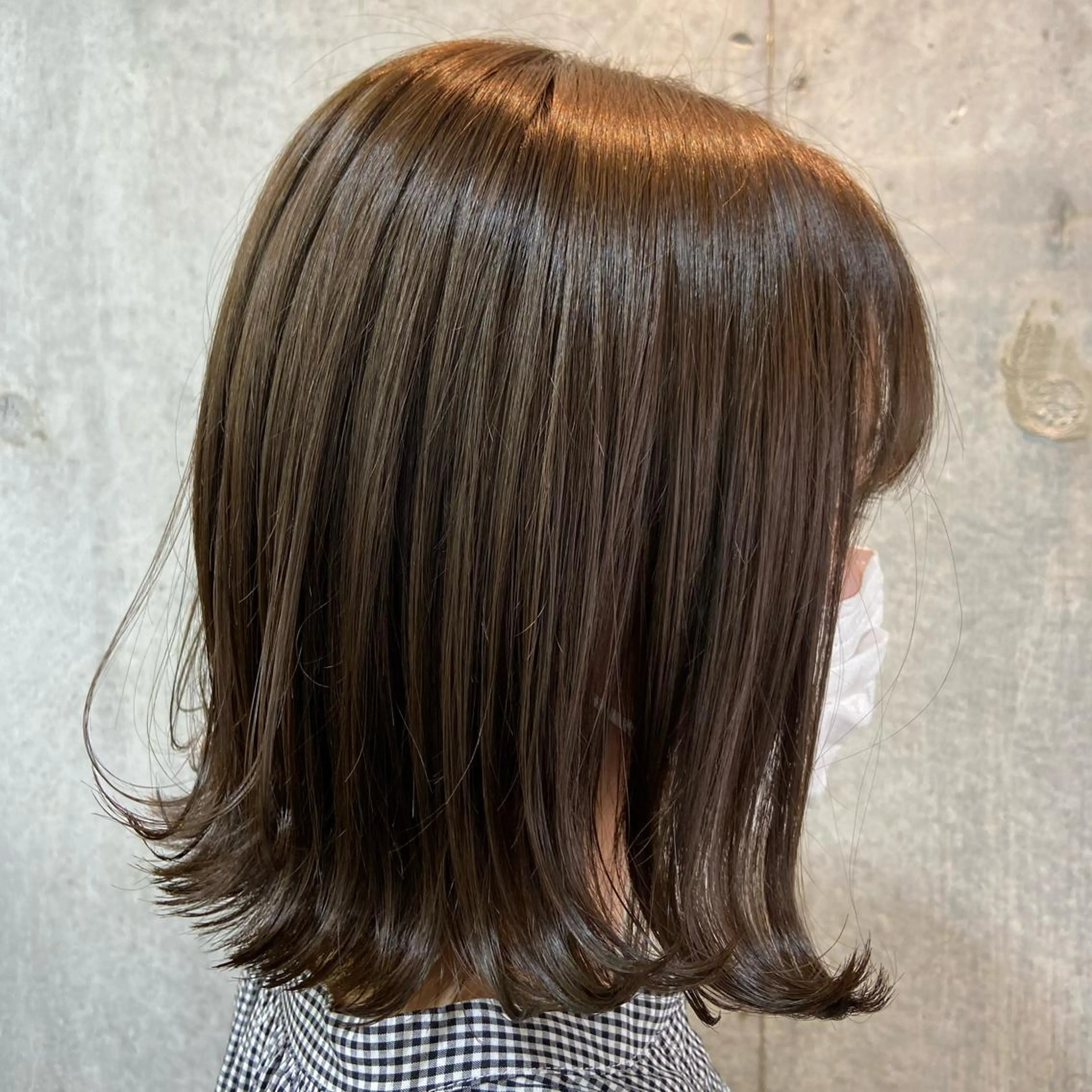 ショート カラー ブリーチ ブリーチなしカラー 暗髪/艶髪/Ono .のヘアスタイル