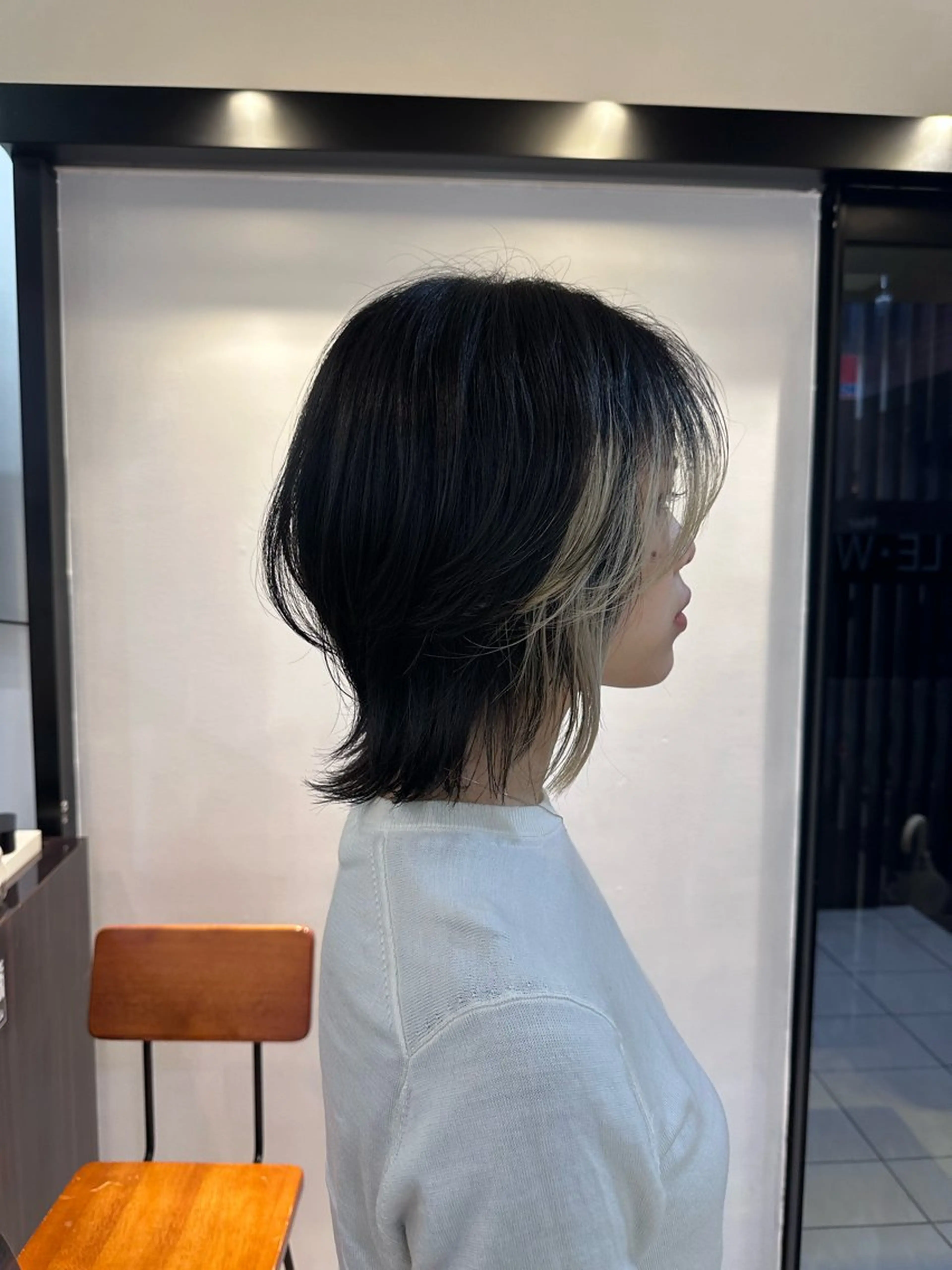 ミディアム mio/【日本橋】 パーマモデルのヘアスタイル