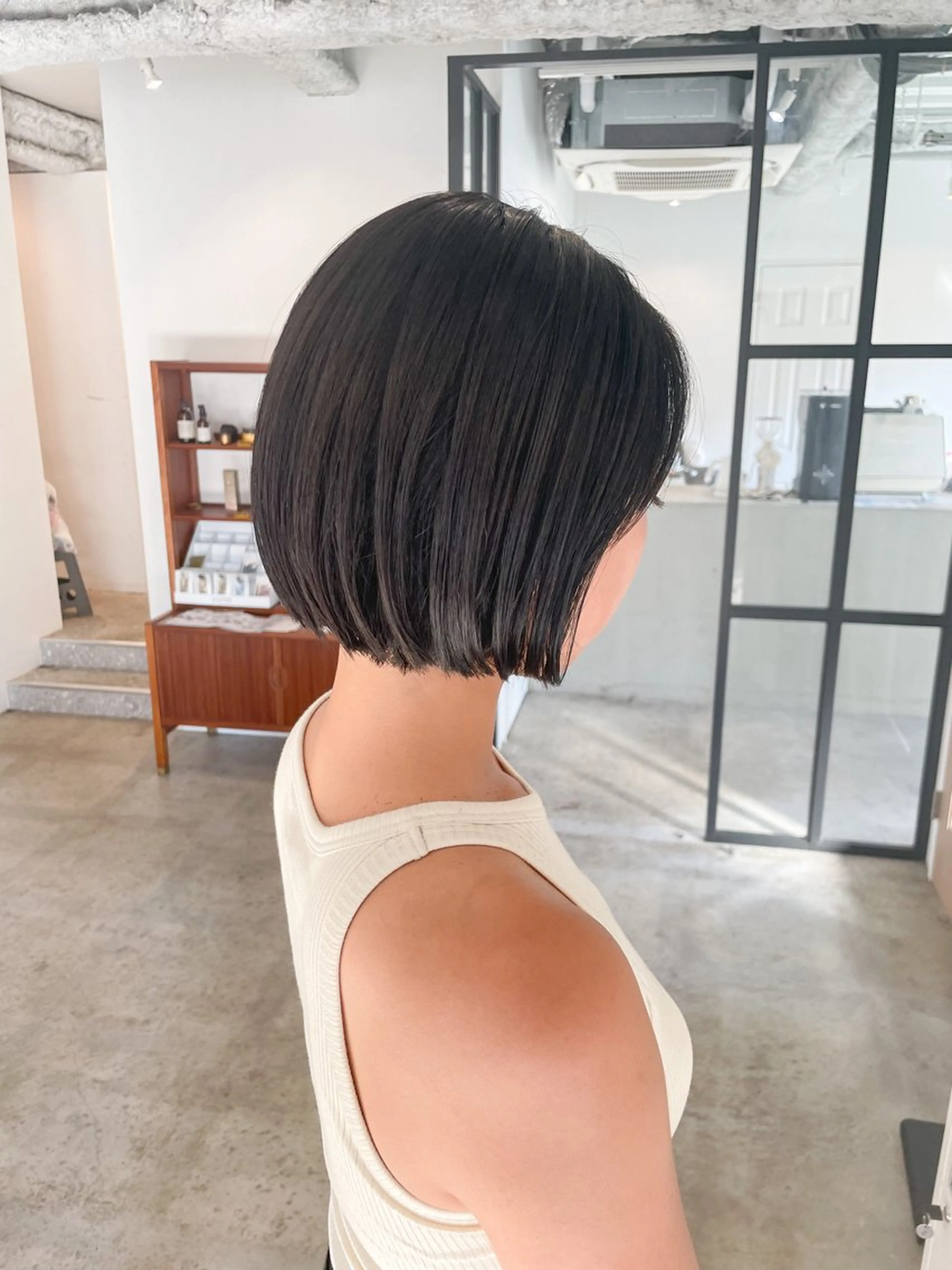 ショート カラー ボブ カット ヘアカラー トリートメント Takuma Suzuki中目黒のヘアスタイル