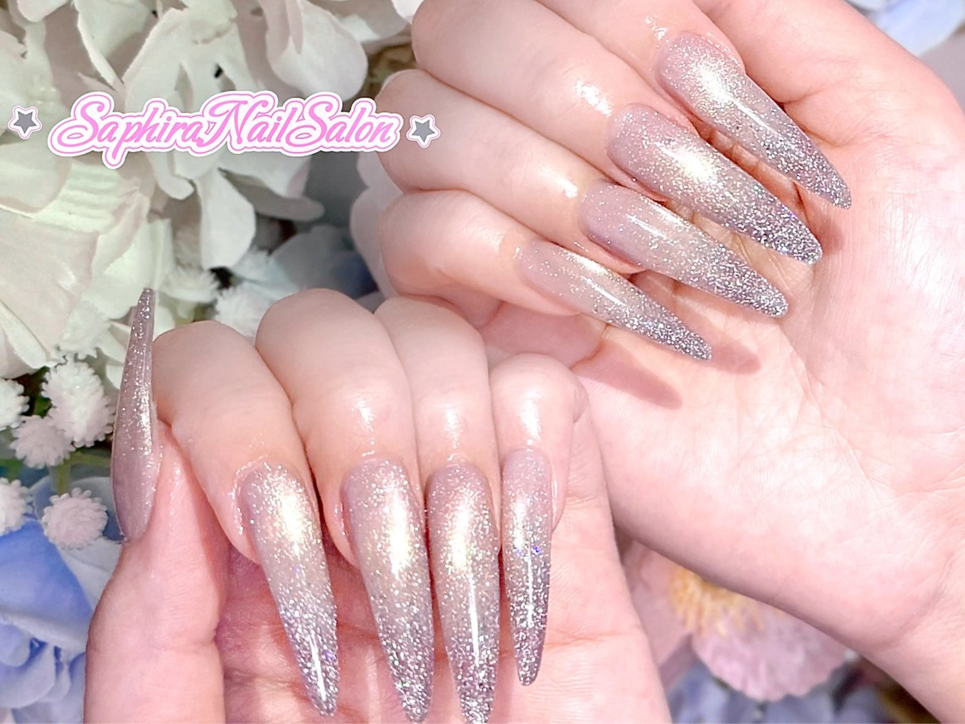 カラー ハンドネイル Saphiraネイル サロン錦糸町のネイルデザイン