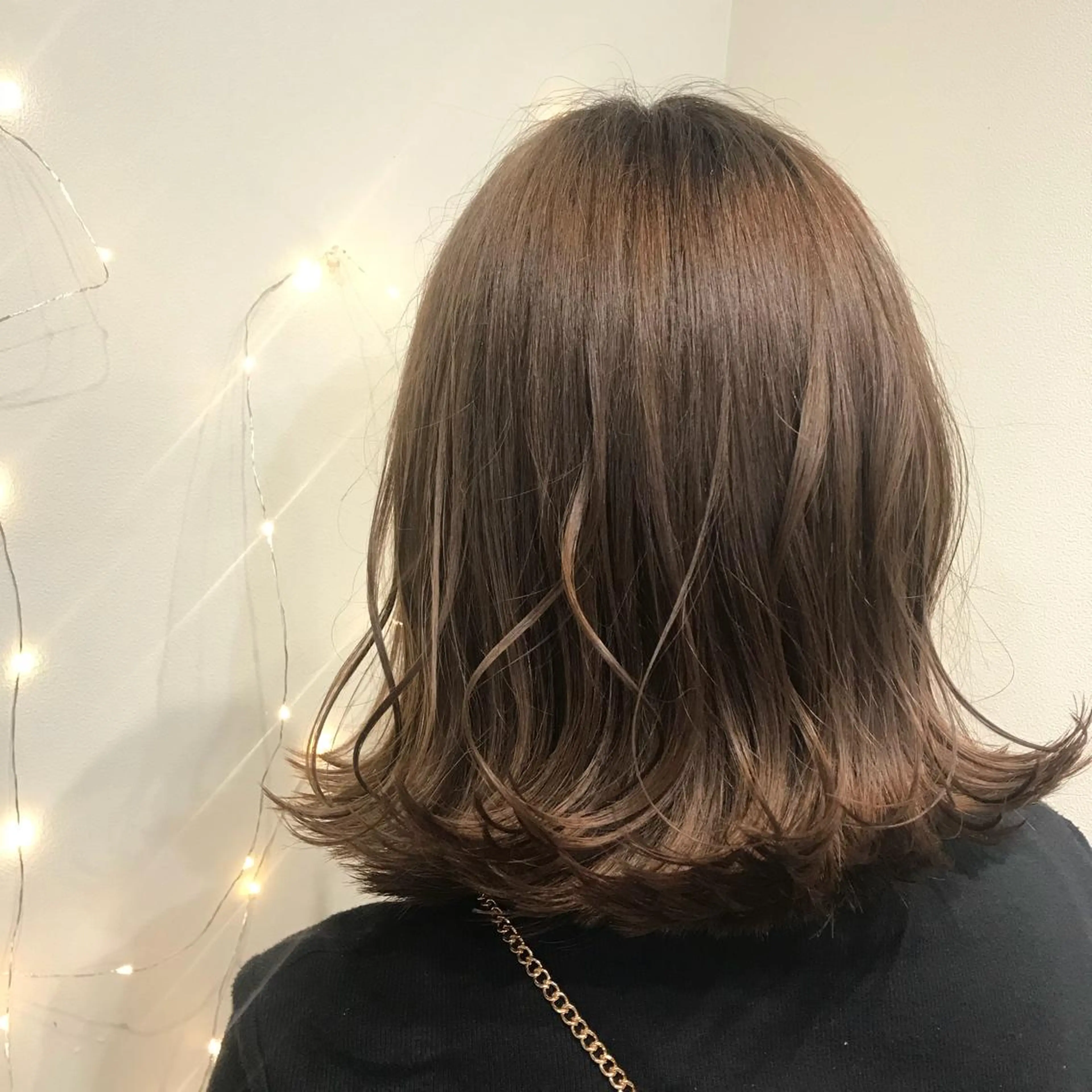 ミディアム カラー ベージュカラー ブリーチ ピンクカラー ピンクベージュ 似合わせ提案サラ艶♡ 彩華のヘアスタイル