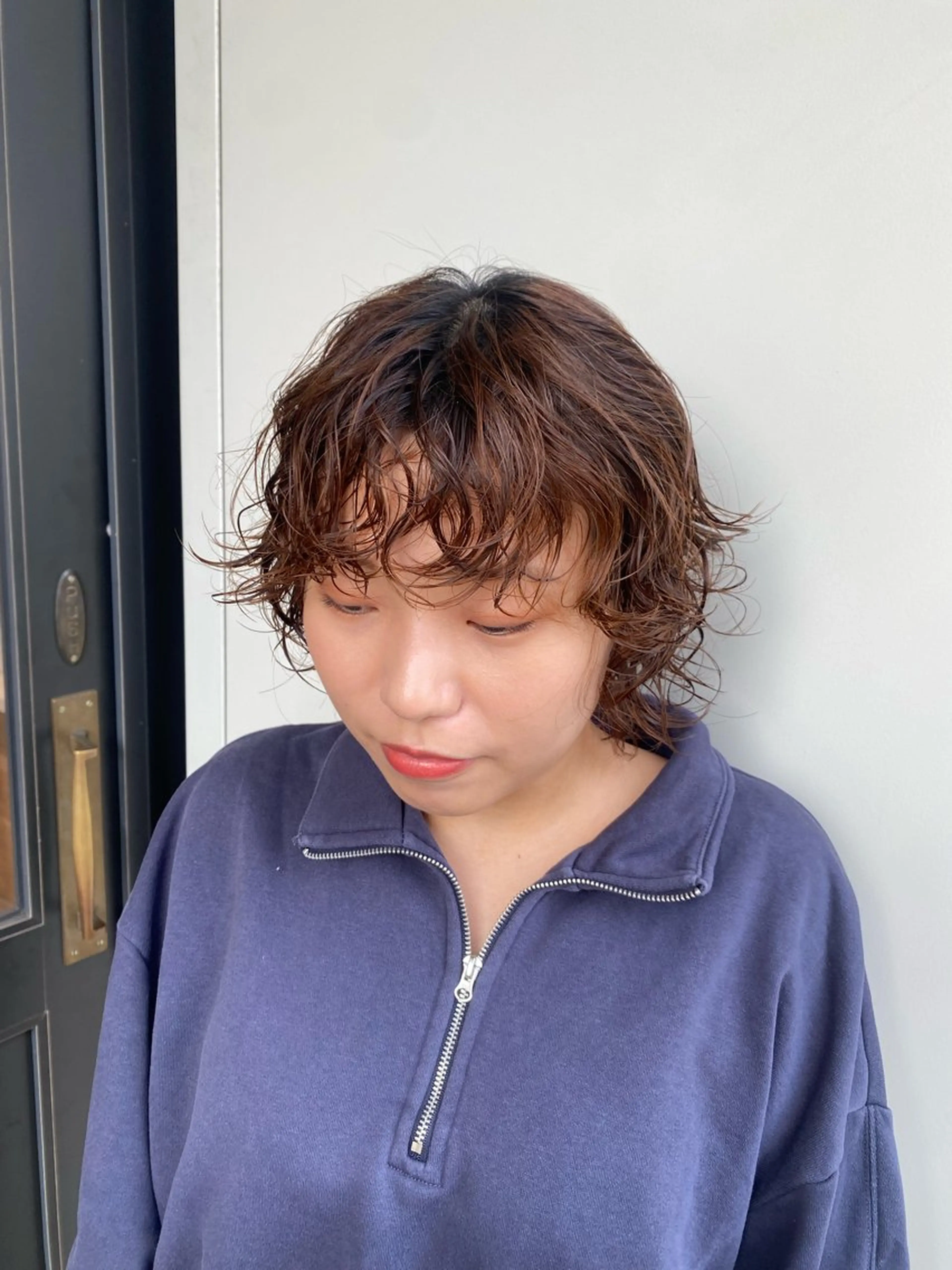 【いつでも可愛く🤎】前髪カット＋前髪パーマの写真