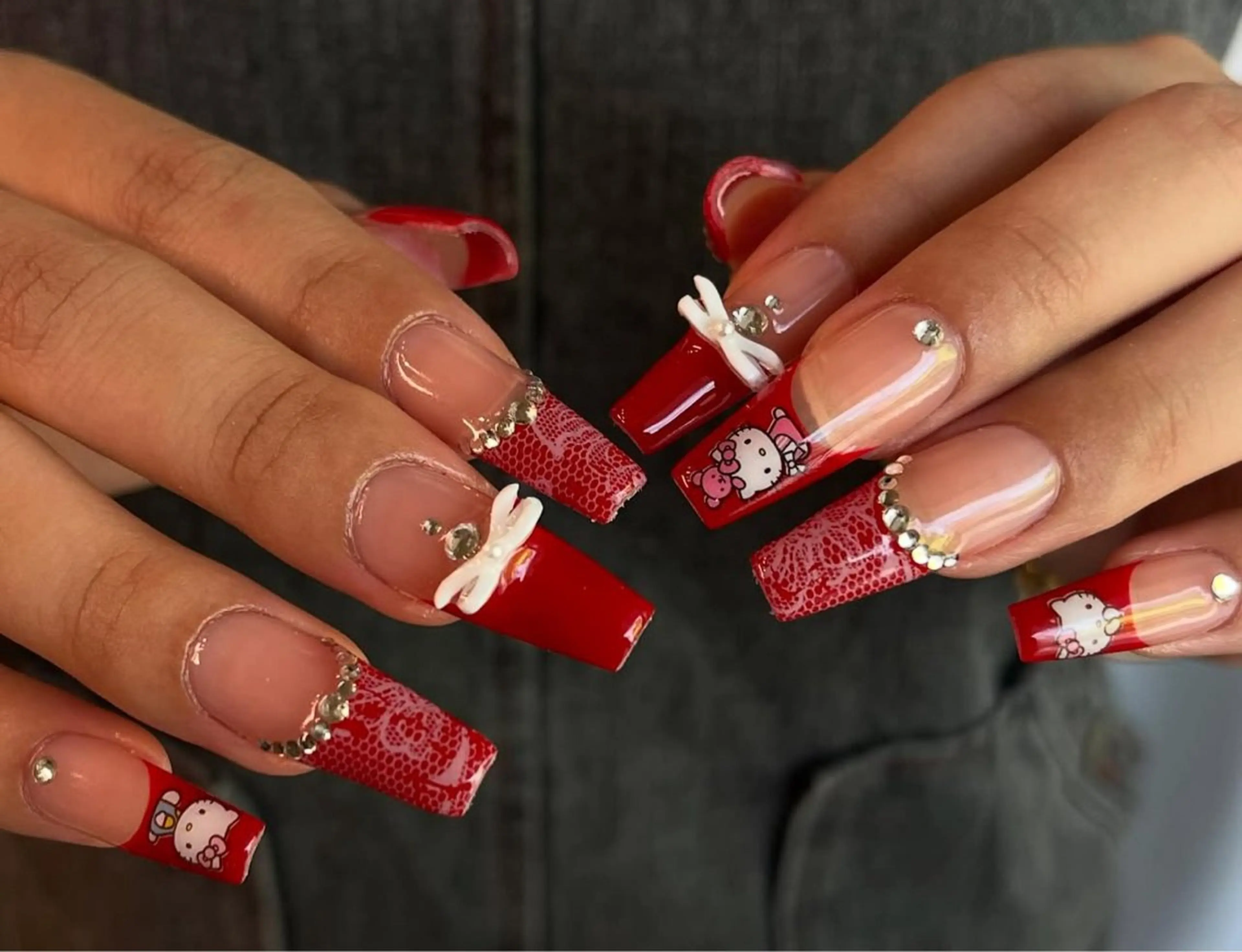 ネイル 8113 海外/y2k/韓国のネイルデザイン