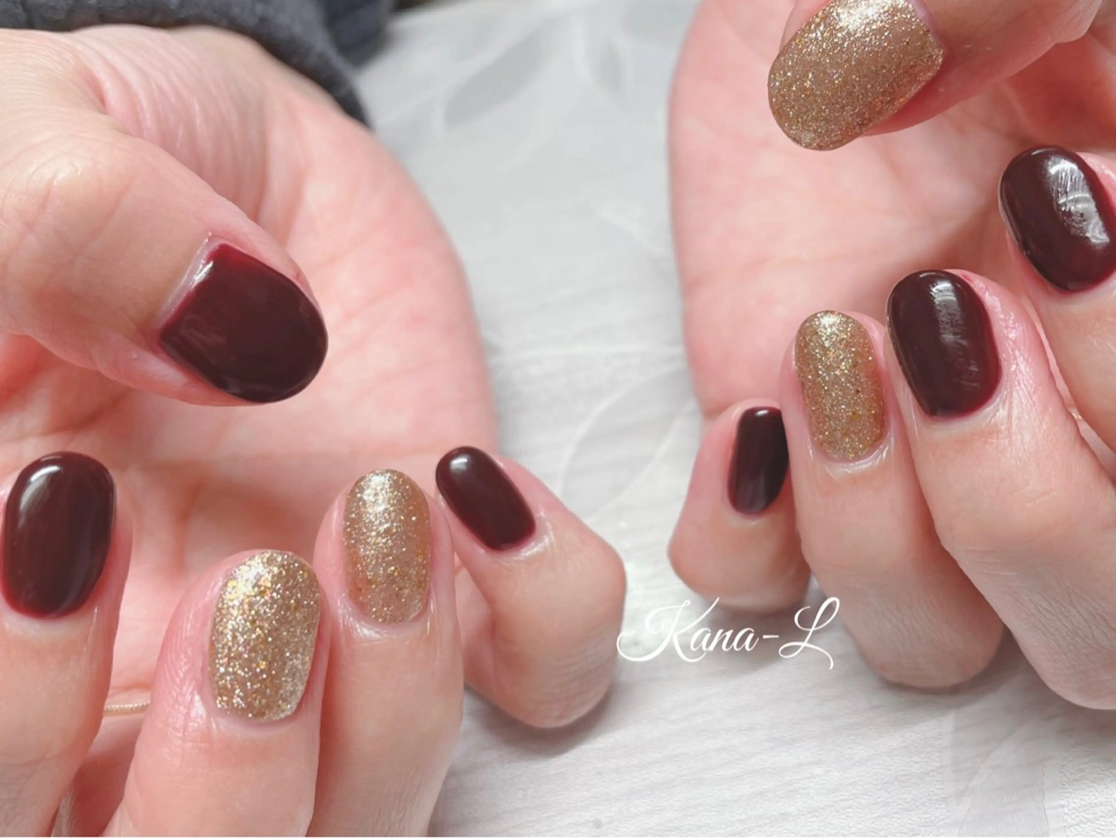 ネイル ジェルネイル 韓国ネイル パラジェル ワンホンネイル 芦辺 香奈のネイルデザイン