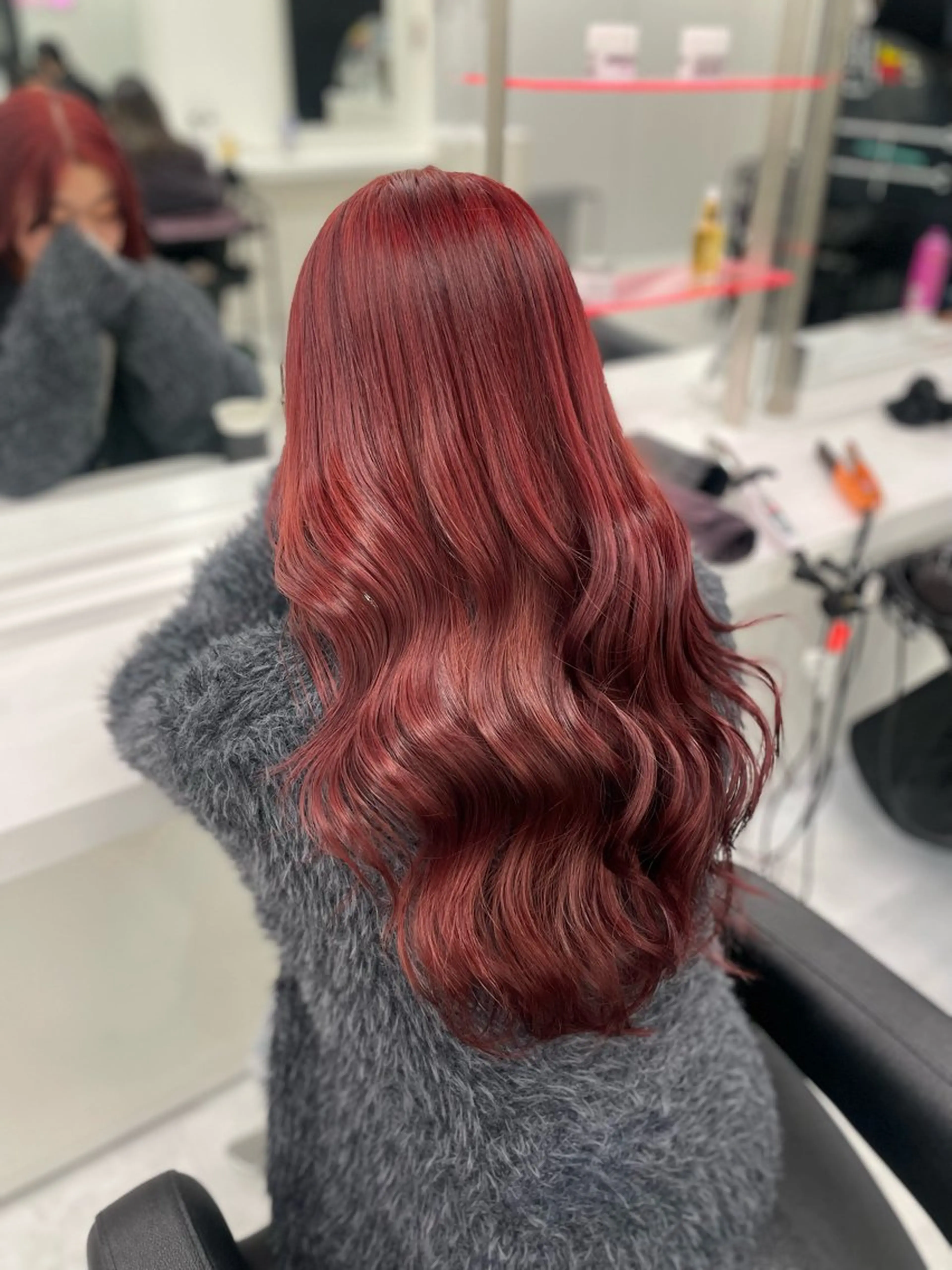 ロング カラー ハイトーン🤍ブロン ド🤍MISAKIのヘアスタイル