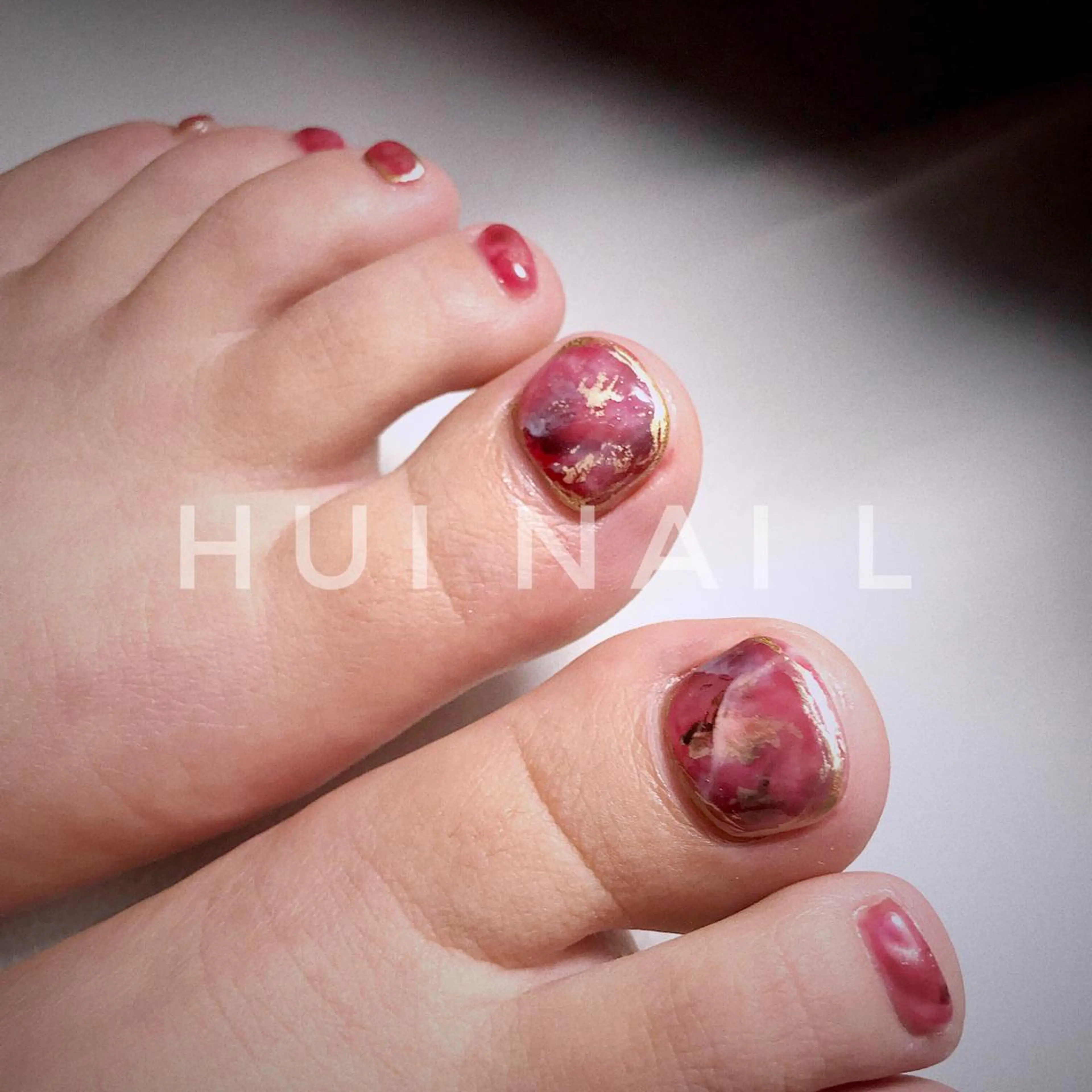 ショート フットネイル めぐみのネイルサロン 惠のネイルデザイン