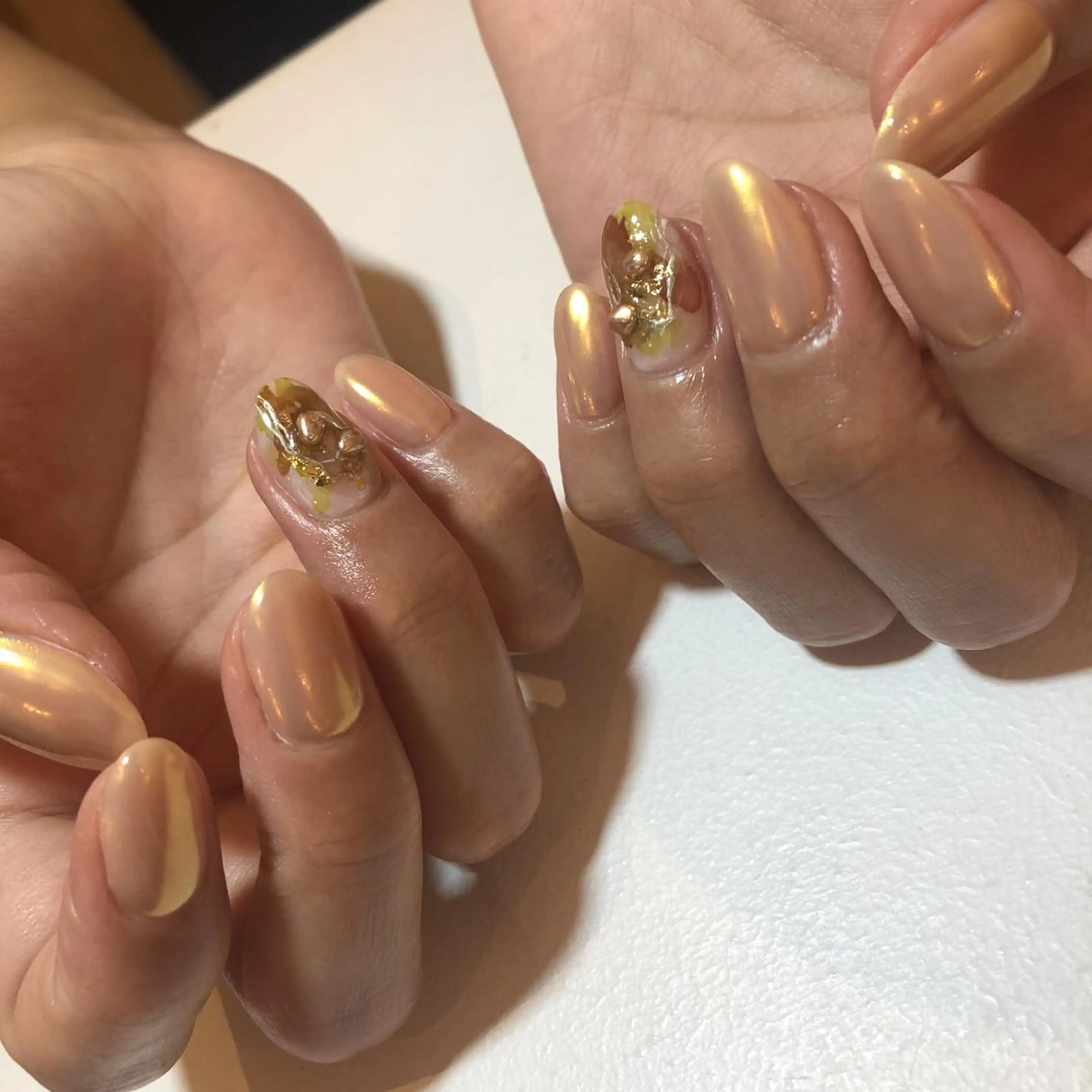 ネイル ハンドネイル フットネイル p.o.n. nuance/個性的のネイルデザイン