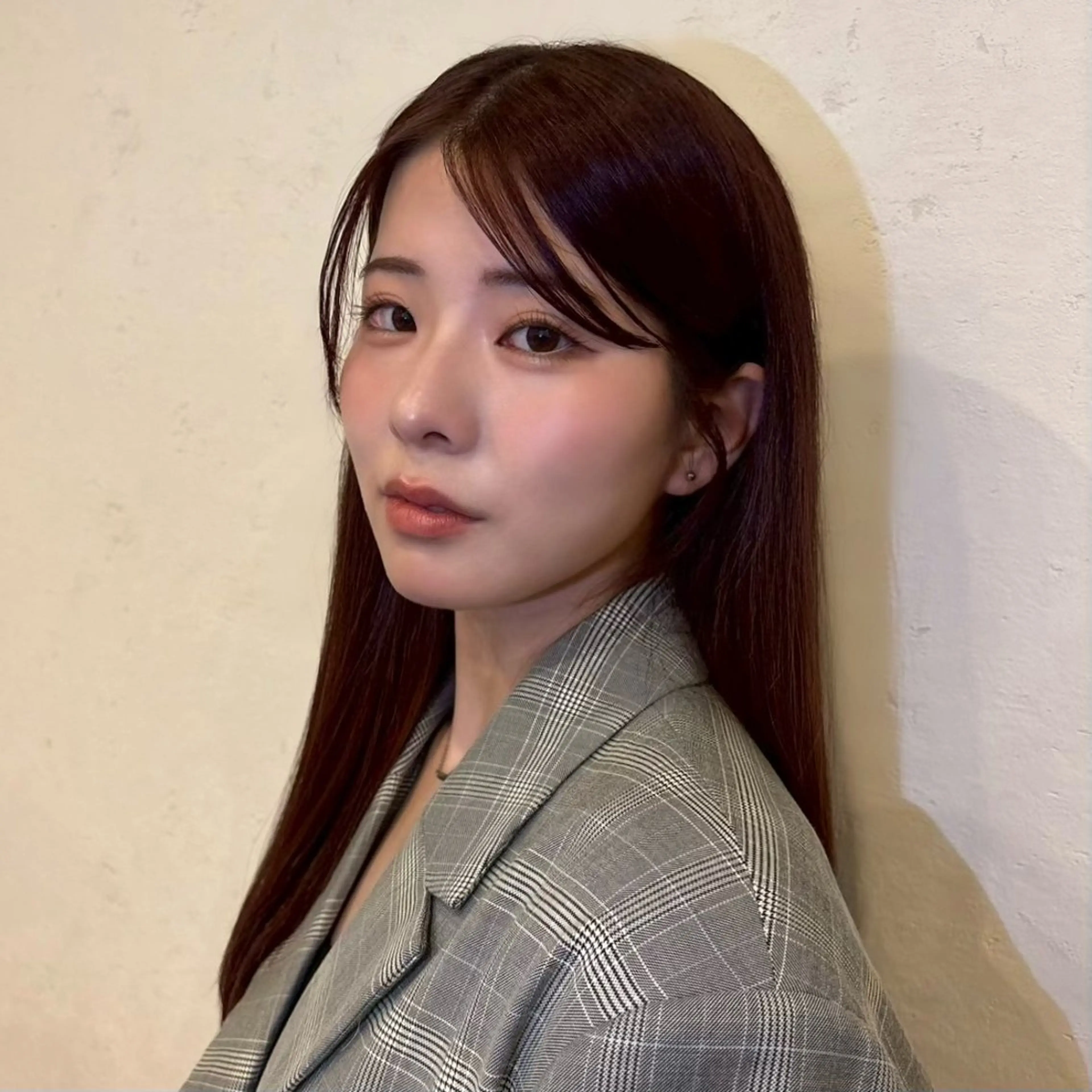 ロング カラー ブラウンカラー ダブルカラー ピンクカラー ピンクブラウン 顔周りカット 顔まわり/オフィス カラー/青栁優🔆のヘアスタイル