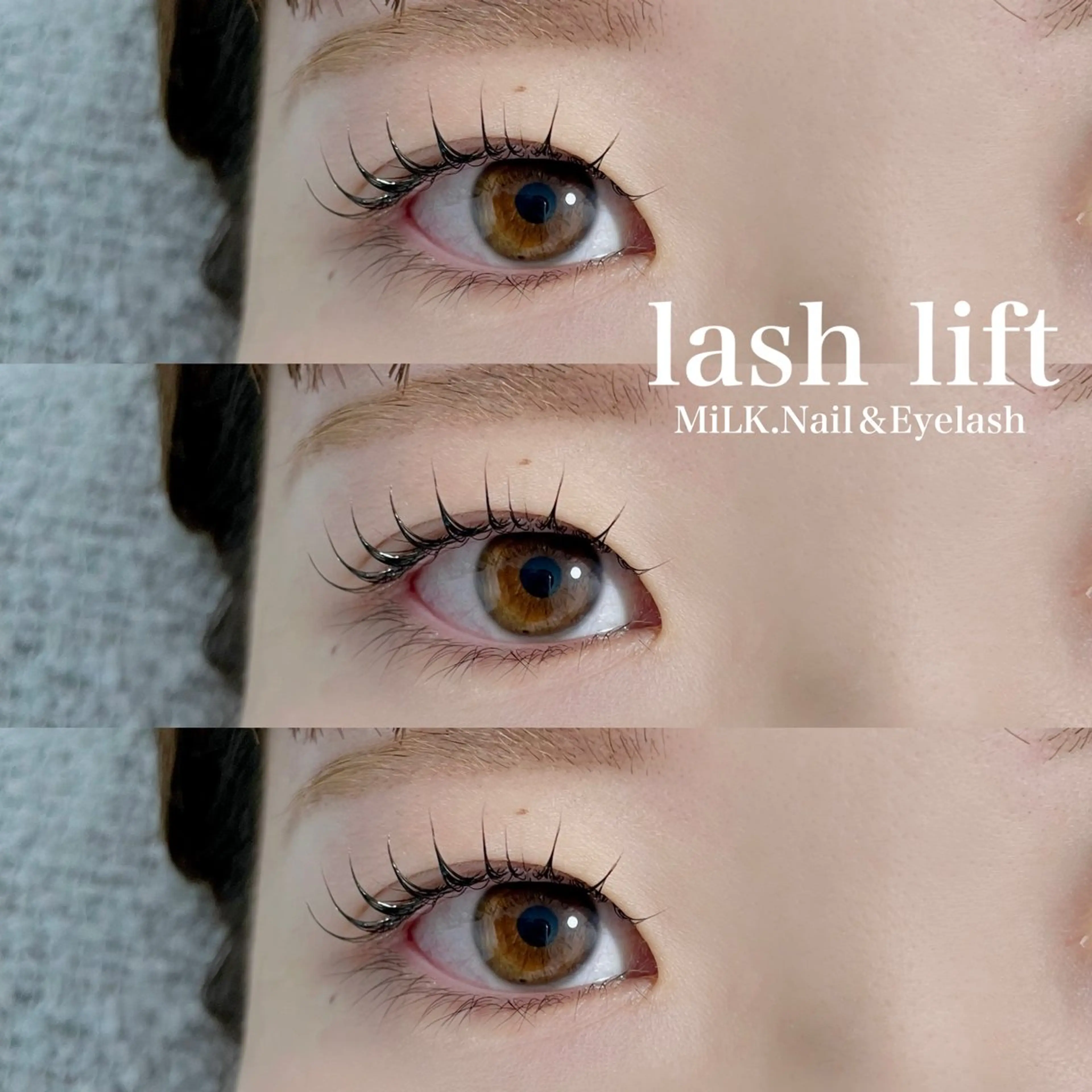 マツエク・マツパ 一重×まつ毛パーマ マツパ MiLK.   Nail&Eyelash所属・MiLK. wakaのマツエク・マツパデザイン