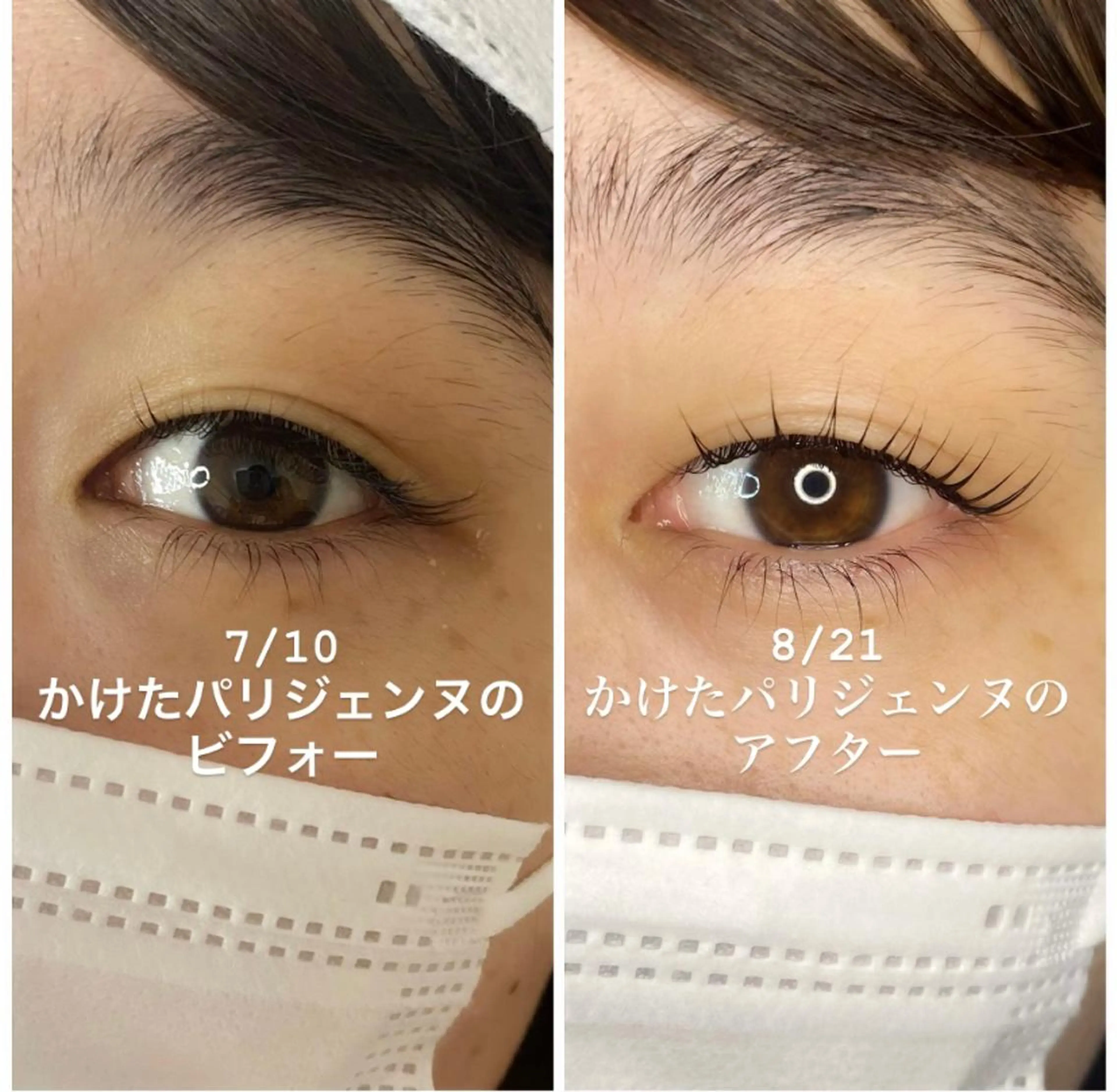 マツエク・マツパ パリジェンヌラッシュリフト Noël ゆりのマツエク・マツパデザイン