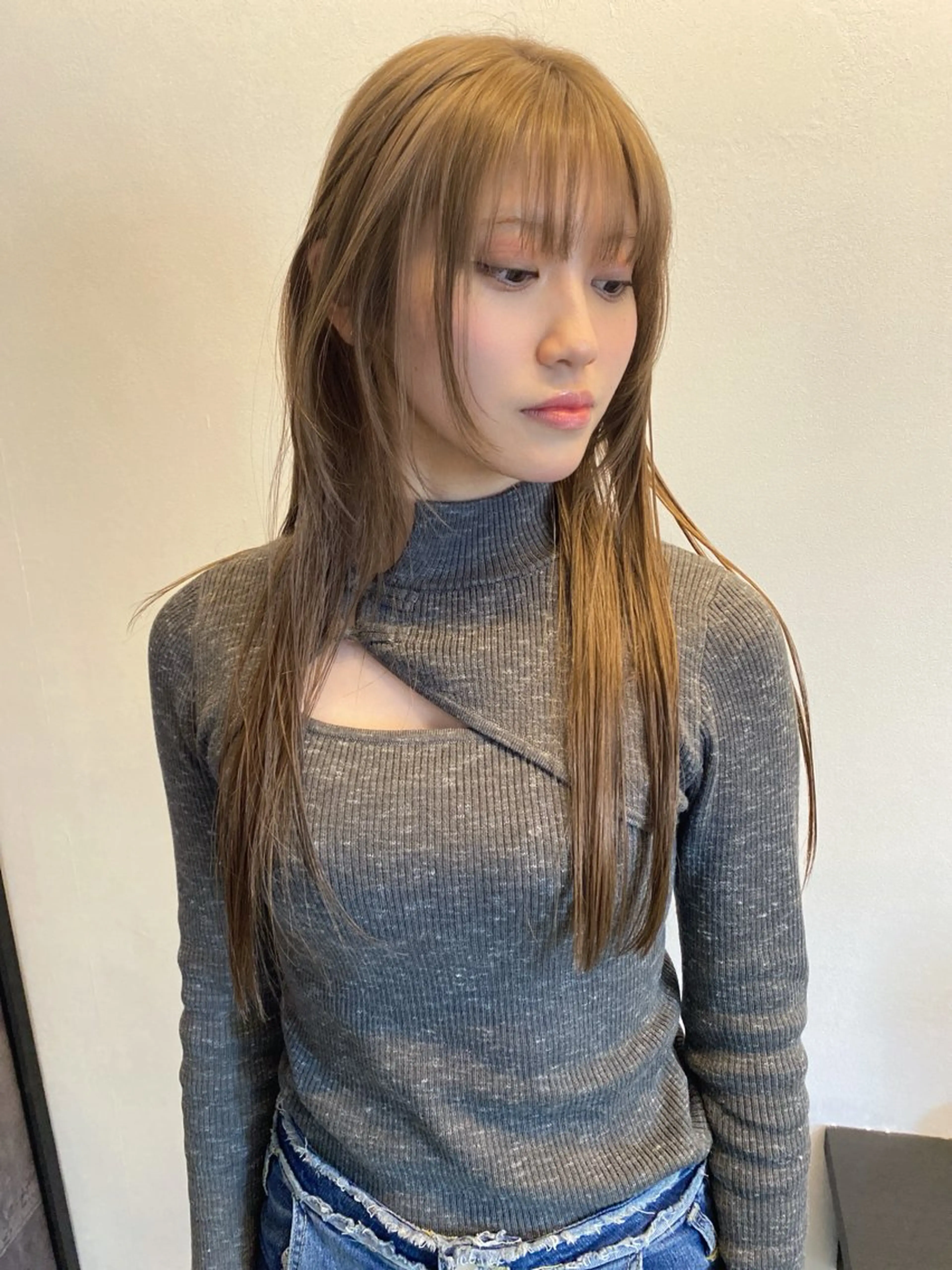 セミロング カラー ヘアアレンジ カット ヘアカラー トリートメント 広島/ボブ/レイヤー 🌿‬wakabaのヘアスタイル