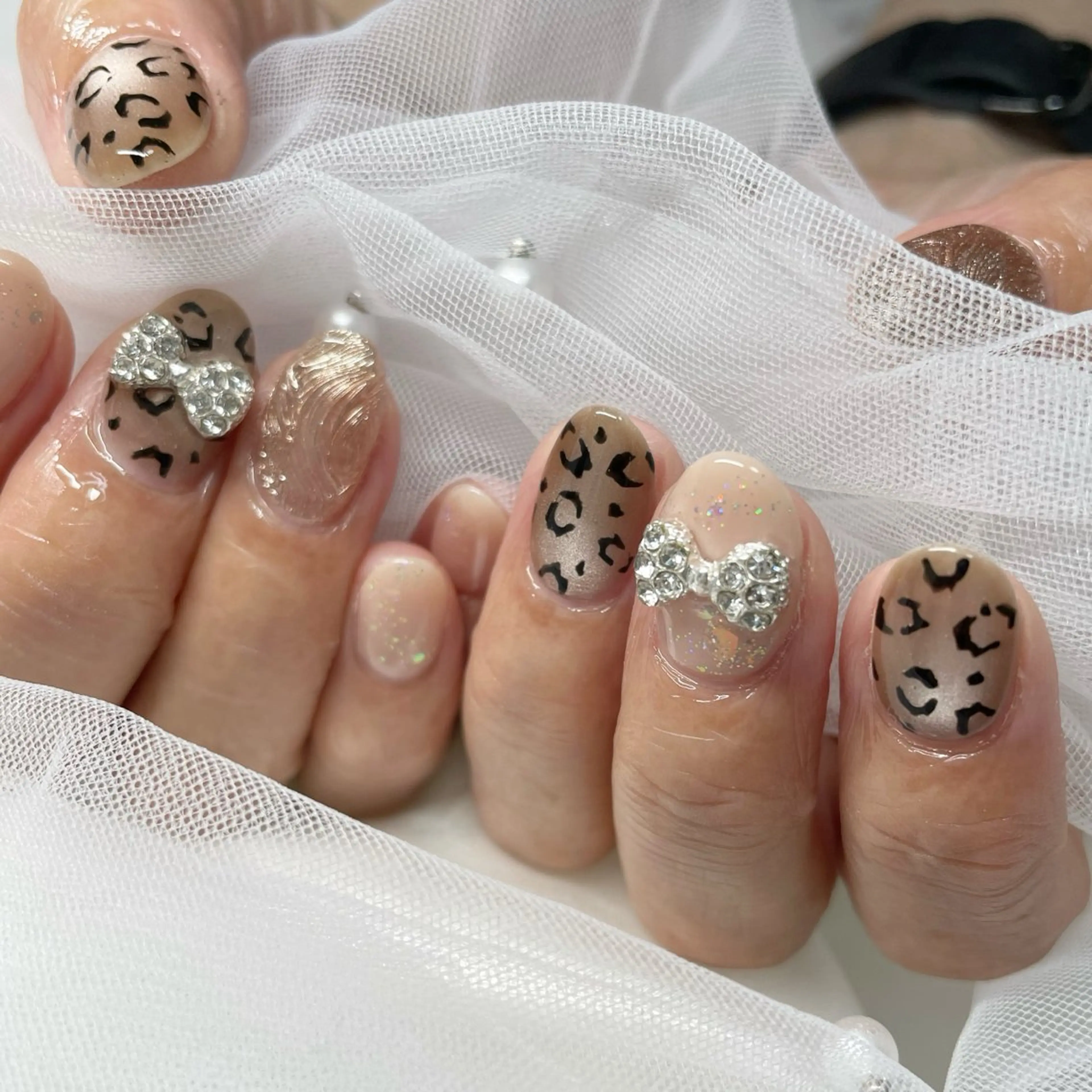 ネイル 持ち込み リボン nailsalon SANANAILのネイルデザイン