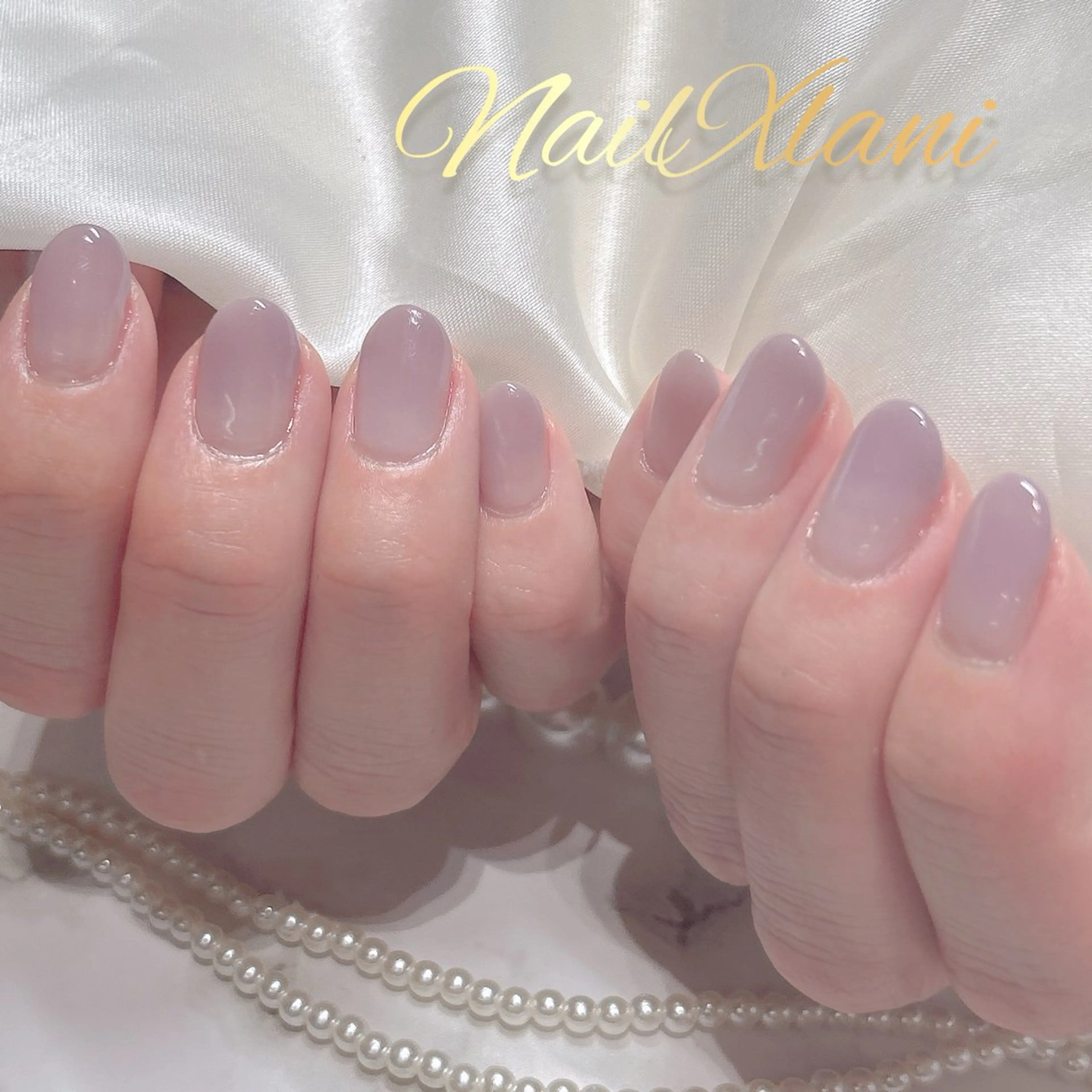 ネイル フットネイル ジェルネイル マグネットネイル パラジェル Nail×Lani 深爪矯正対応◎のネイルデザイン