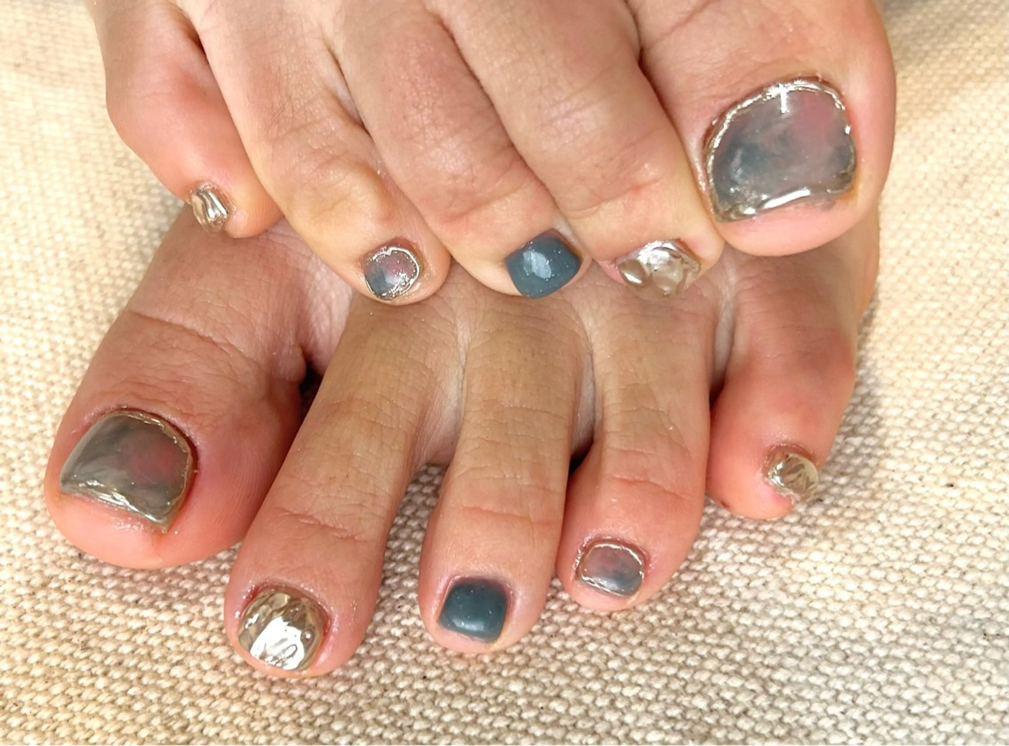 ネイル フットネイル one nailsalonのネイルデザイン