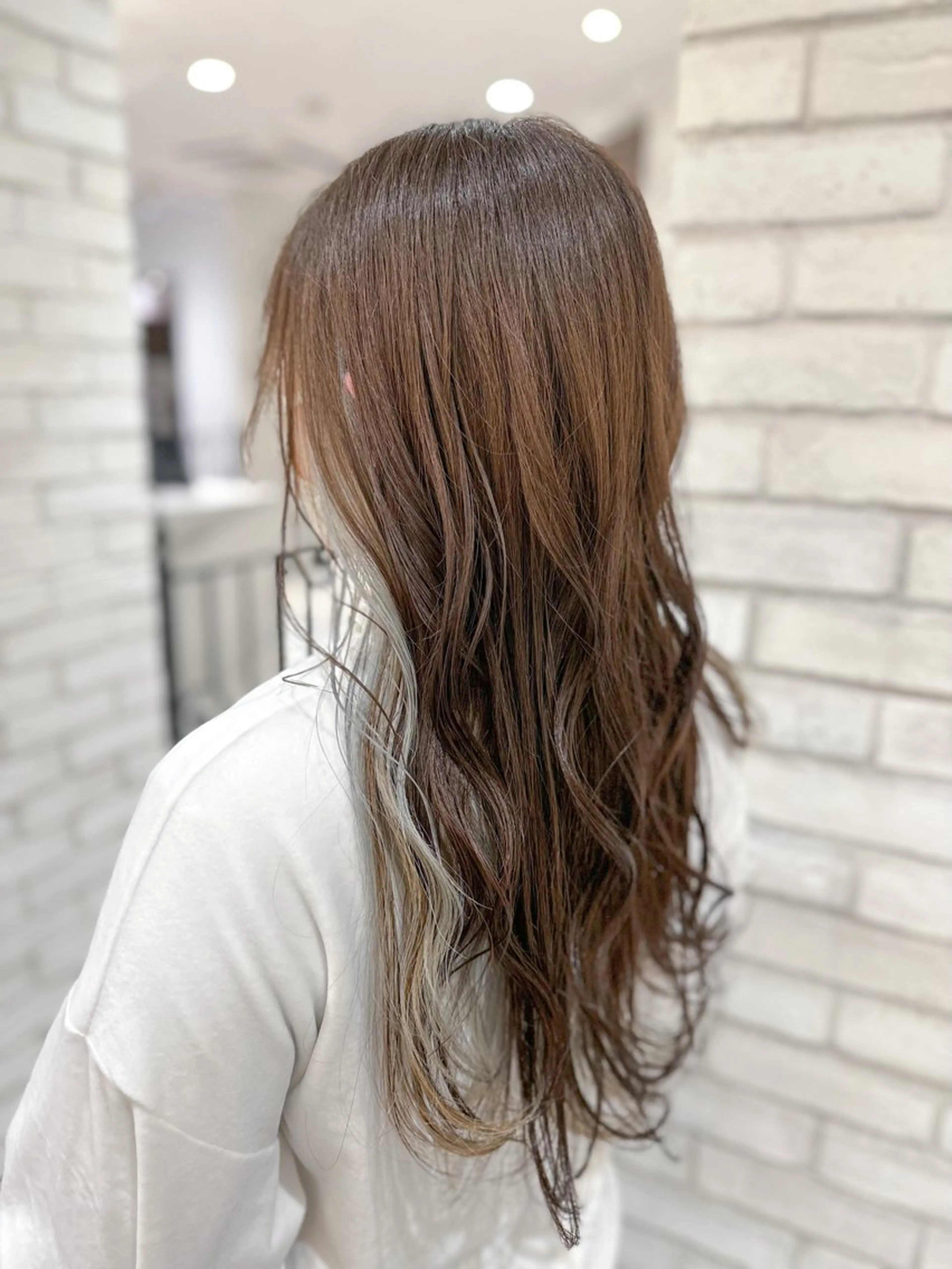 ロング カラー ブリーチ インナーカラー 原宿パーソナルカラー 診断／hina✨🧚のヘアスタイル