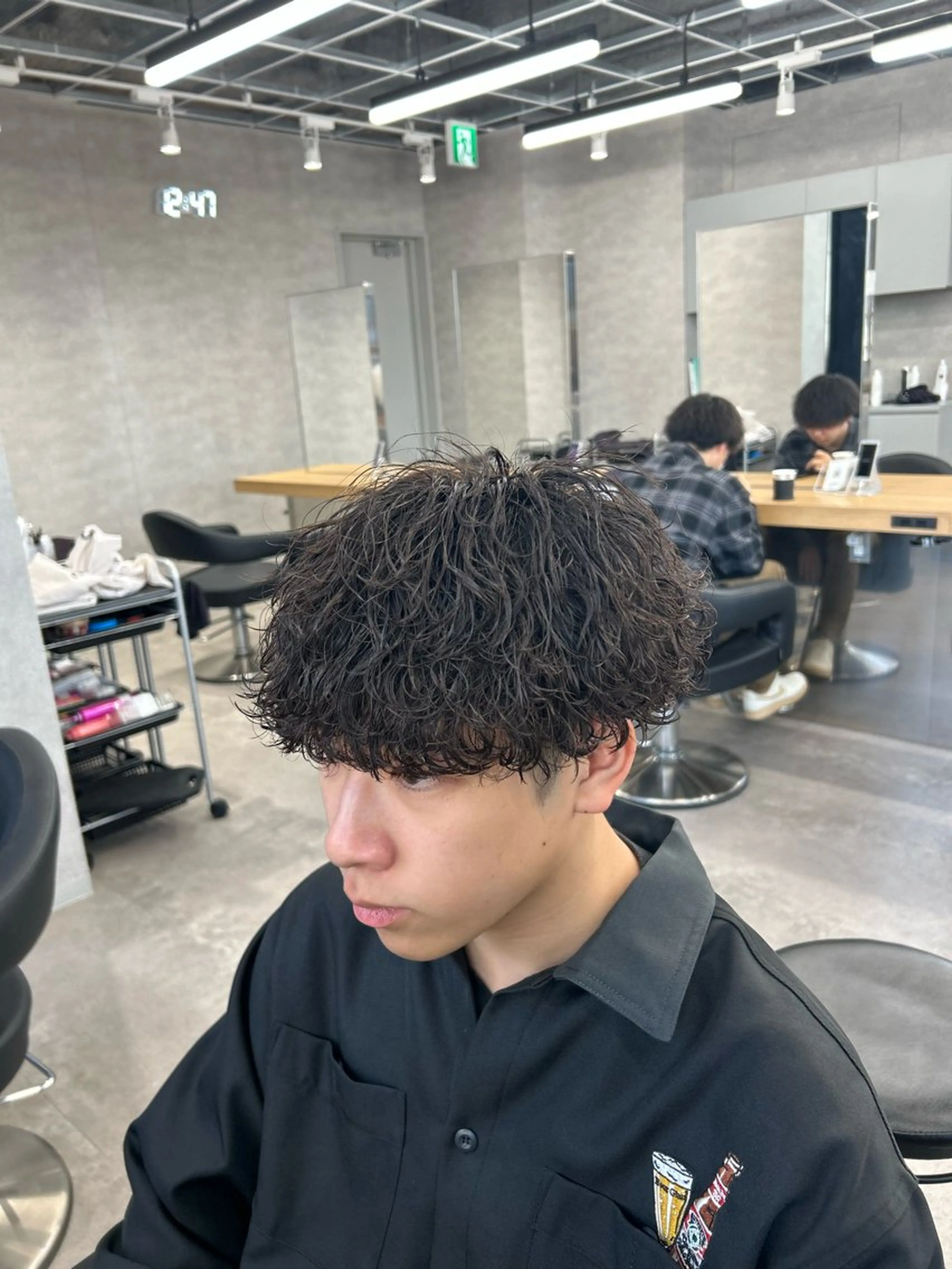 パーマ メンズ カット パーマ トリートメント ヘッドスパ ヘアセット イケメン製造機 🔥上原沙羅🔥のヘアスタイル