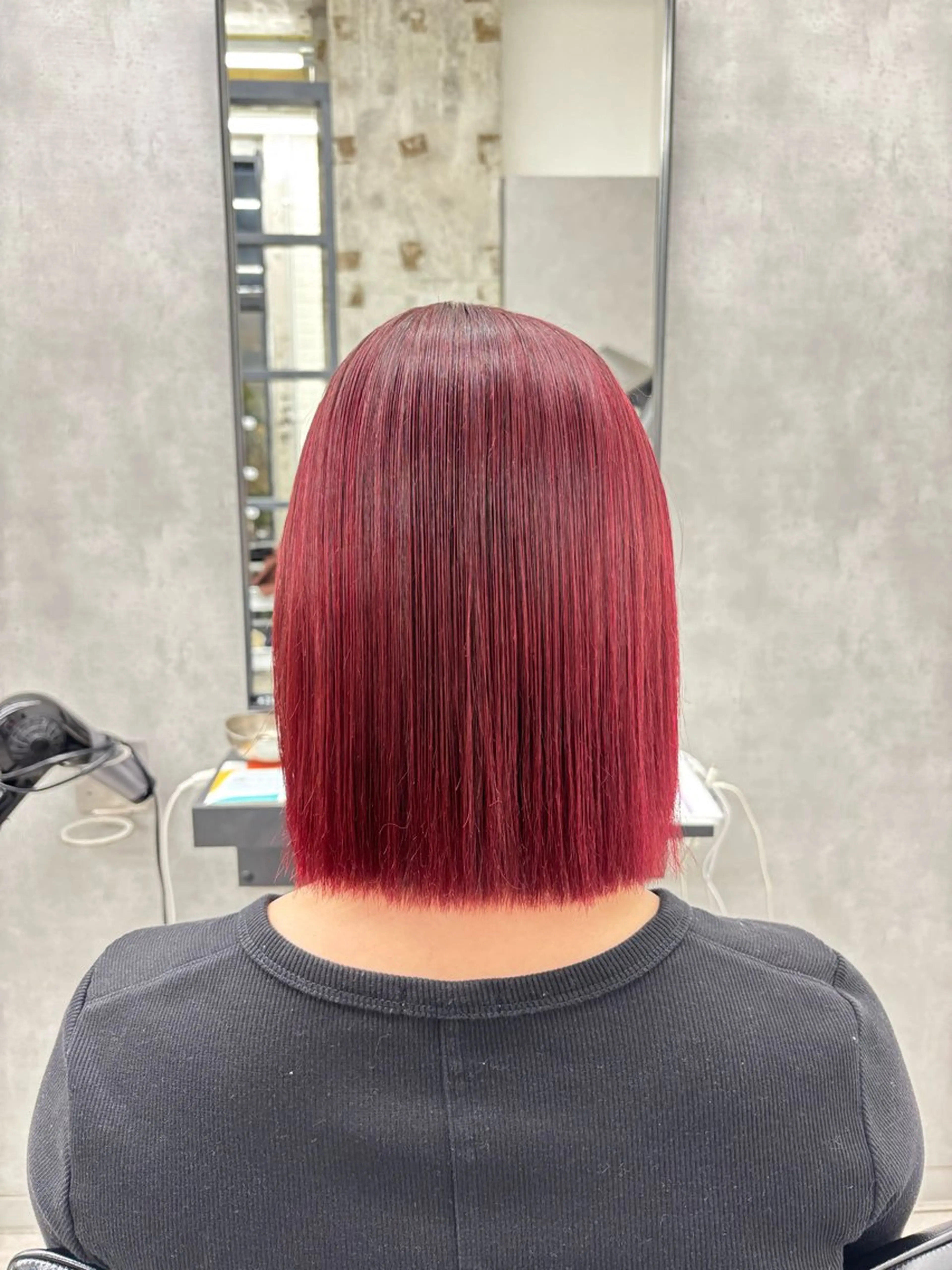 ミディアム カラー 学生 髪質改善 縮毛矯正 トリートメント カット ヘアカラー 縮毛矯正 トリートメント 巻ける縮毛矯正🌸 勝倉　麗のヘアスタイル