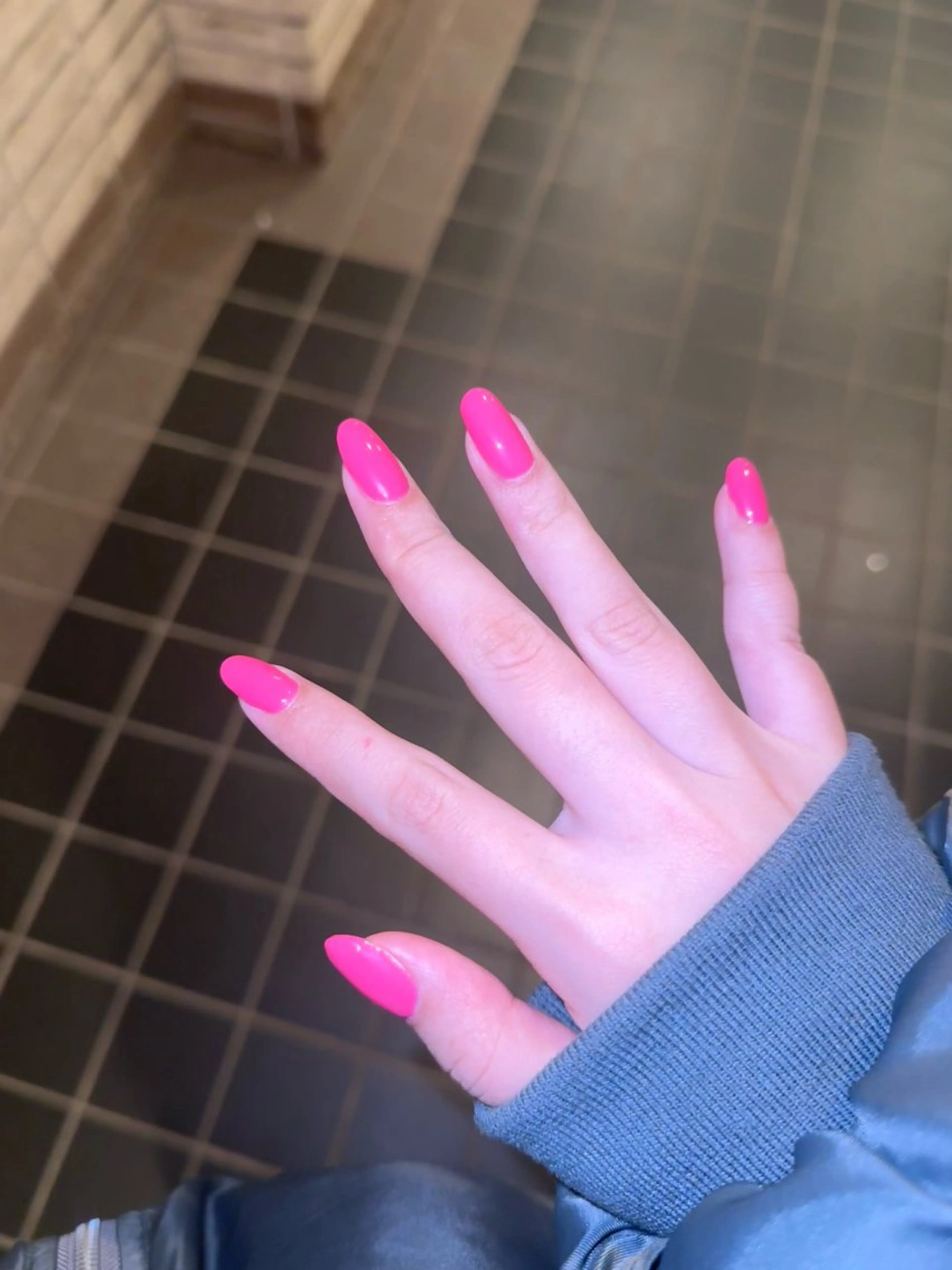 ネイル アートネイル オーロラネイル チークネイル フレンチネイル ガラスフレンチ 🎀 あやのネイルデザイン