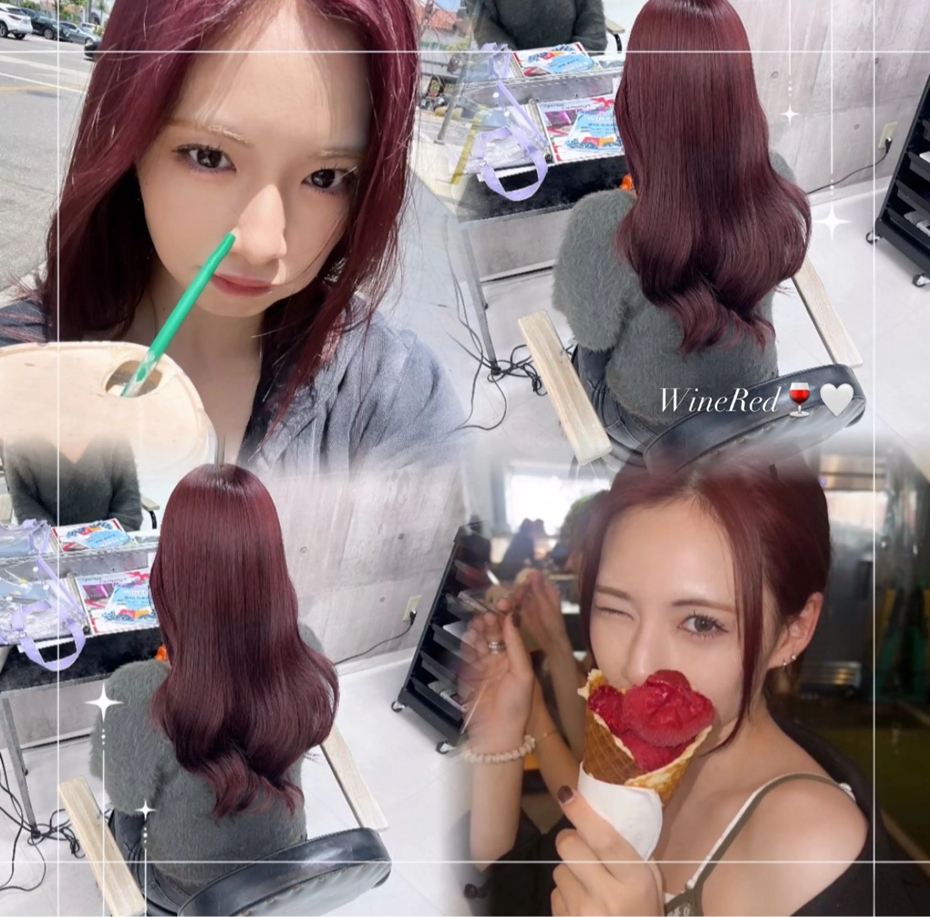 ロング カラー 🪼RINA/寒色 艶髪カラー💙のヘアスタイル