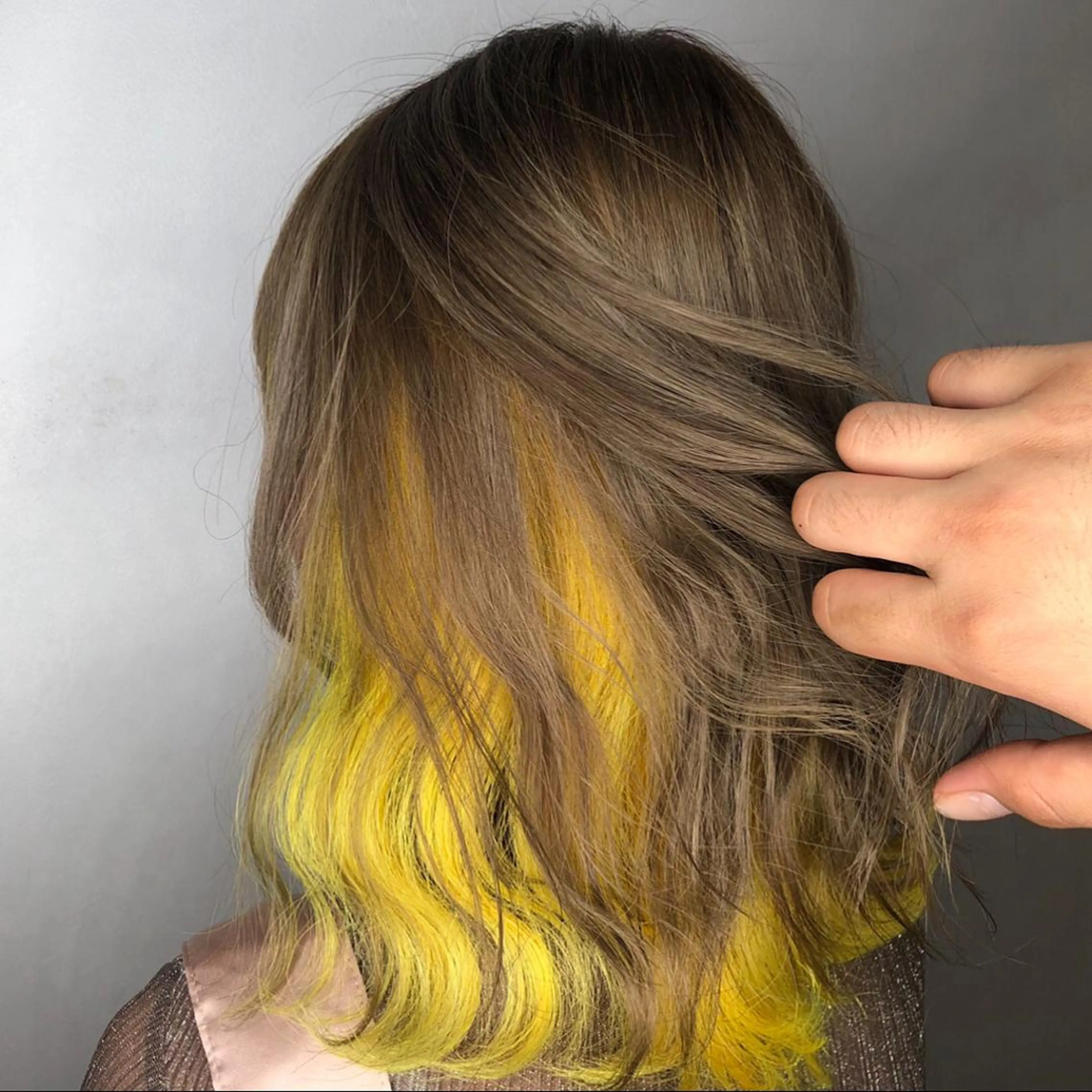 セミロング カラー 美容室 HAKUAのヘアスタイル