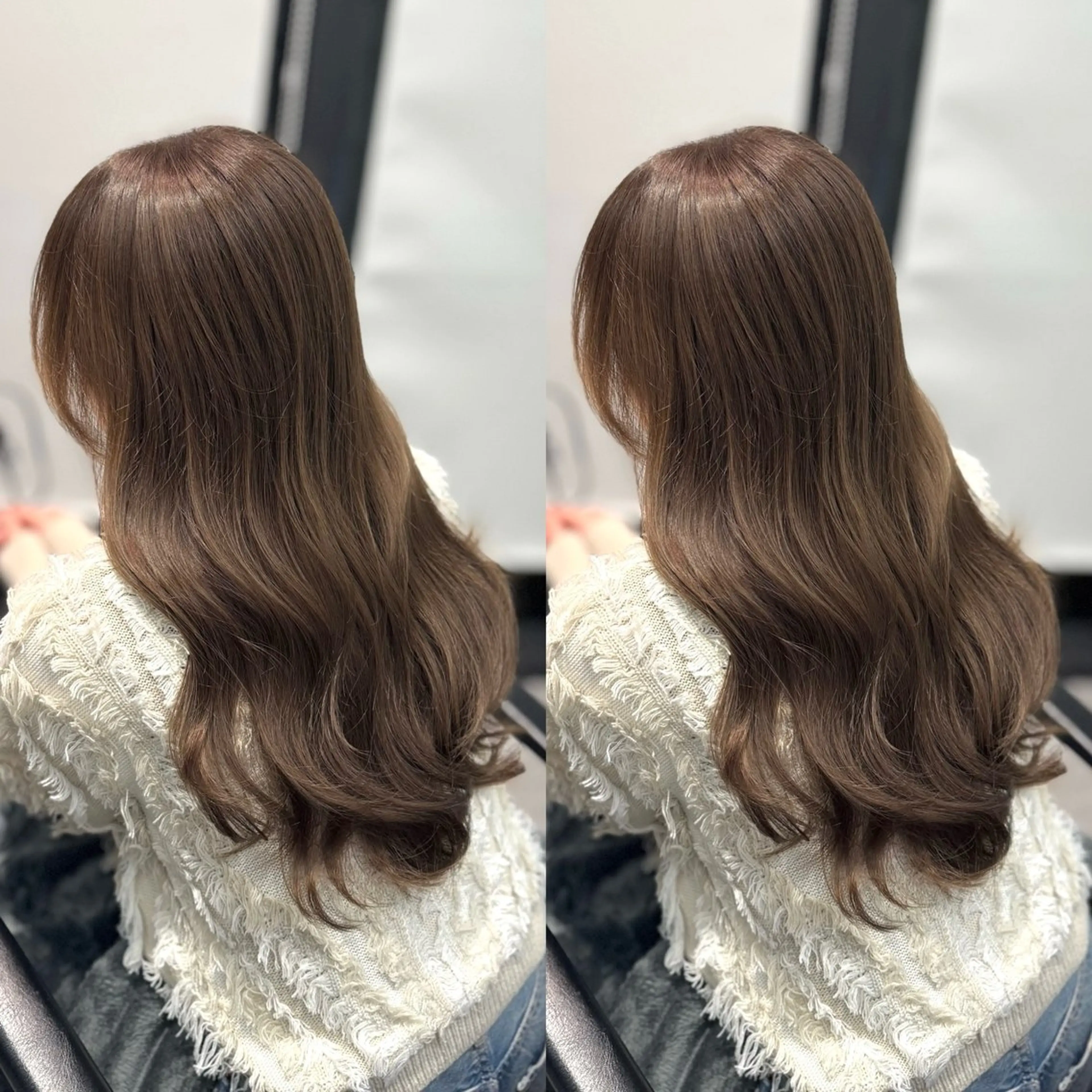 ロング ヘアカラー トリートメント 🌟透明感カラー 🌟松岡勇輝のヘアスタイル